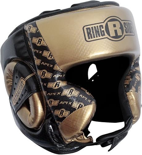 Miniatura 3 de Ringside Apex - Casco de entrenamiento de boxeo, piel sintética, ajuste ajustable, varios tamaños y colores, ideal para sparring, MMA, kickboxing