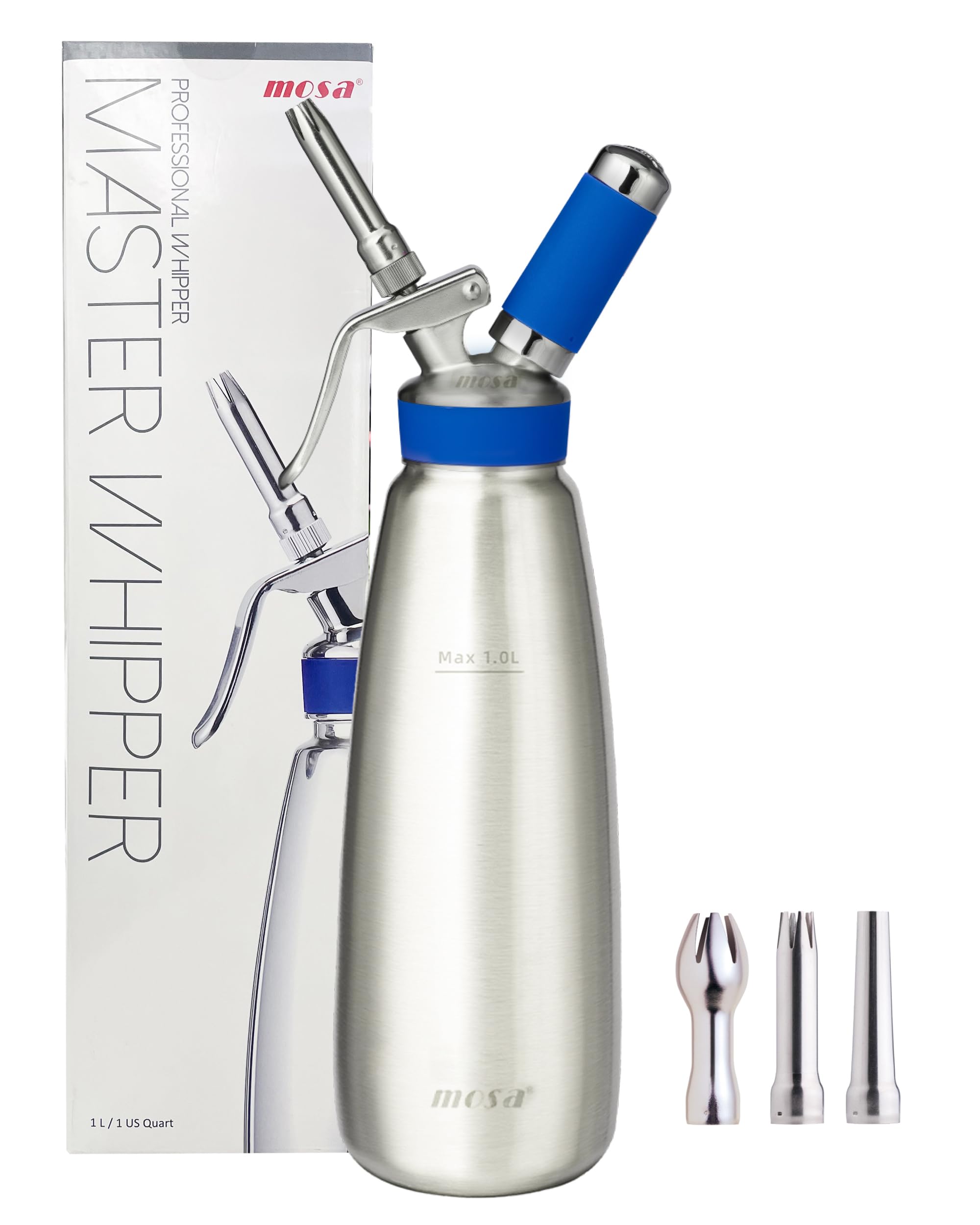 Amazon.com: Mosa Professional 1 Quart (1L) Stainless Steel Whipped Amazon.com: Mosa Professional 1 Quart (1L) Stainless Steel Whipped