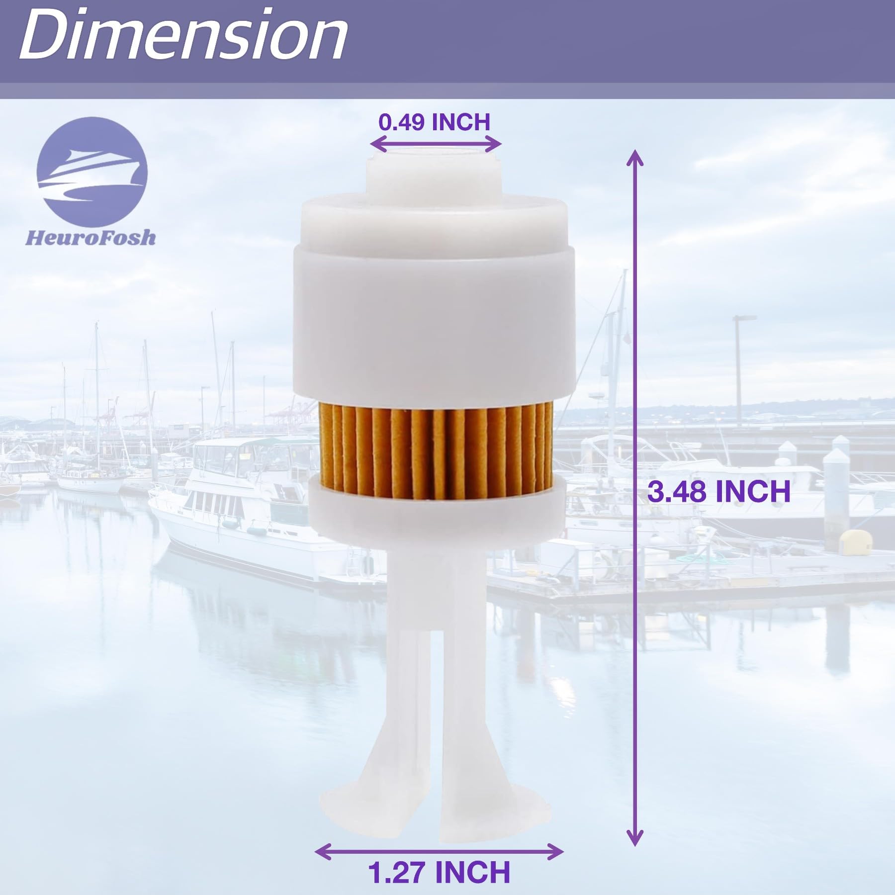 Amazon.com: HeuroFosh 65L24563 Fuel Filter Element for