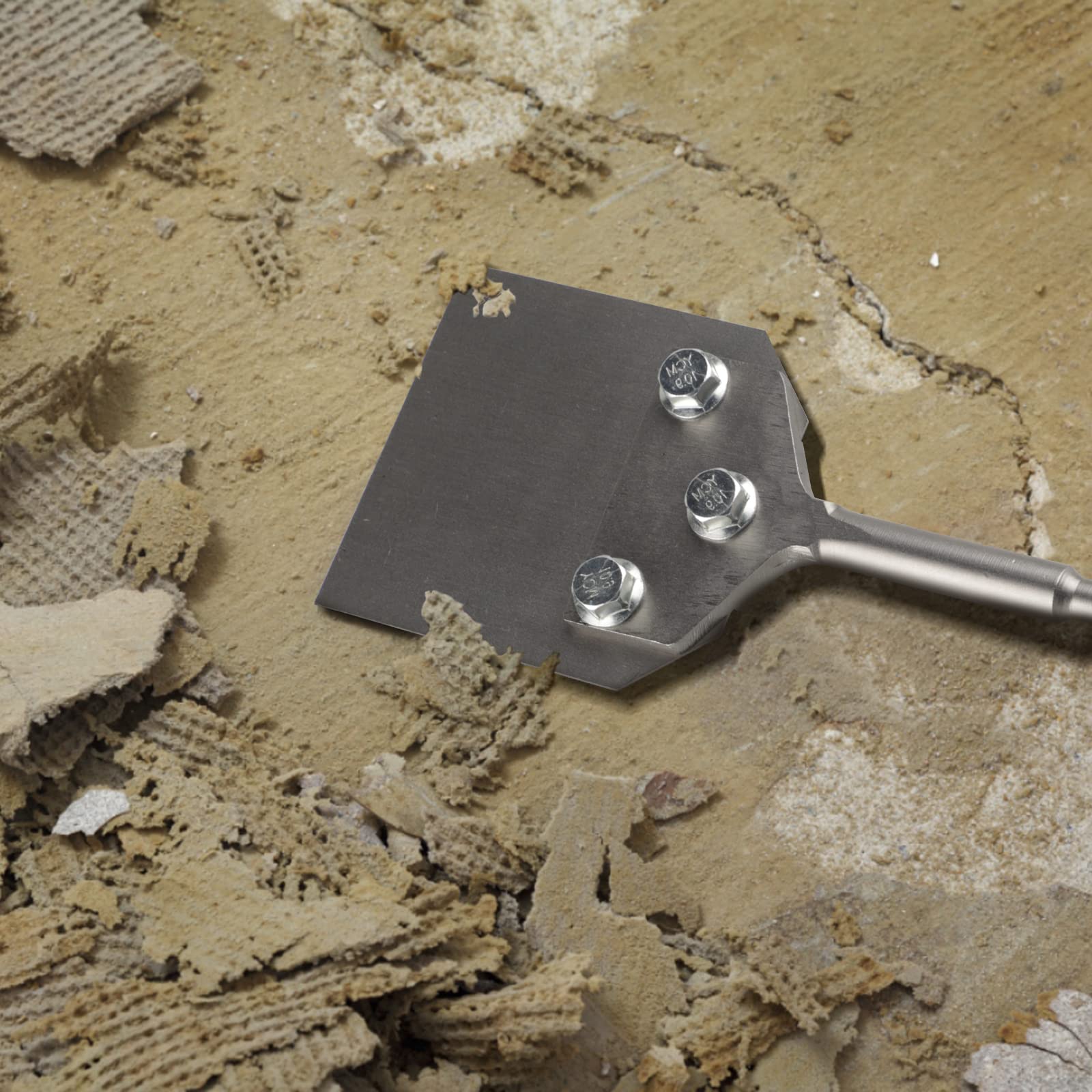 CPROSP SDS plus Burin à Spatule 250 x 100mm avec Kit de Remplacement, pour Enlever des Revêtements de Sol et des Revêtements en Combinaison avec des Appareils de Démolition