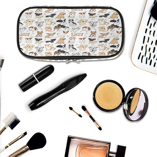 Miniatura 7 de Estuche para lápices de gran capacidad con compartimentos con cremallera, para niños, niñas, adultos, estudiantes, oficina, escuela