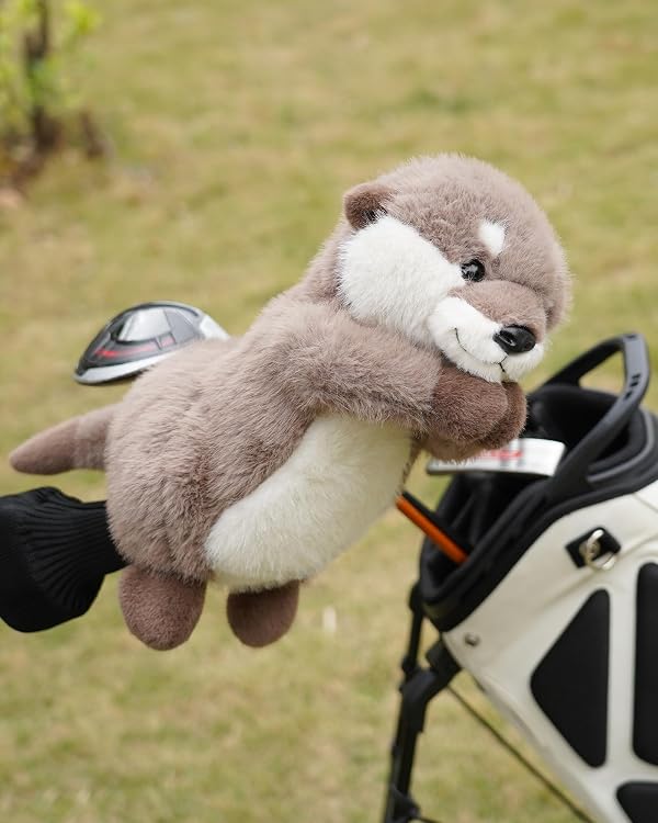 Big Teeth Sea Otter Plush Driver Headcover Animal, Otter Driver Head Cover by BIG TEETH - Used condition - Image 6