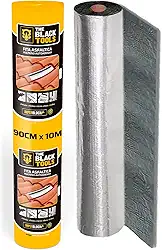 Manta Asfáltica Autoadesiva Aluminizado Vedatudo 90cm X 10m Imperblock Aluminio FVD90 The Black Tools