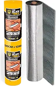 Manta Asfáltica Autoadesiva Aluminizado Vedatudo 90cm X 10m Imperblock Aluminio FVD90 The Black Tools