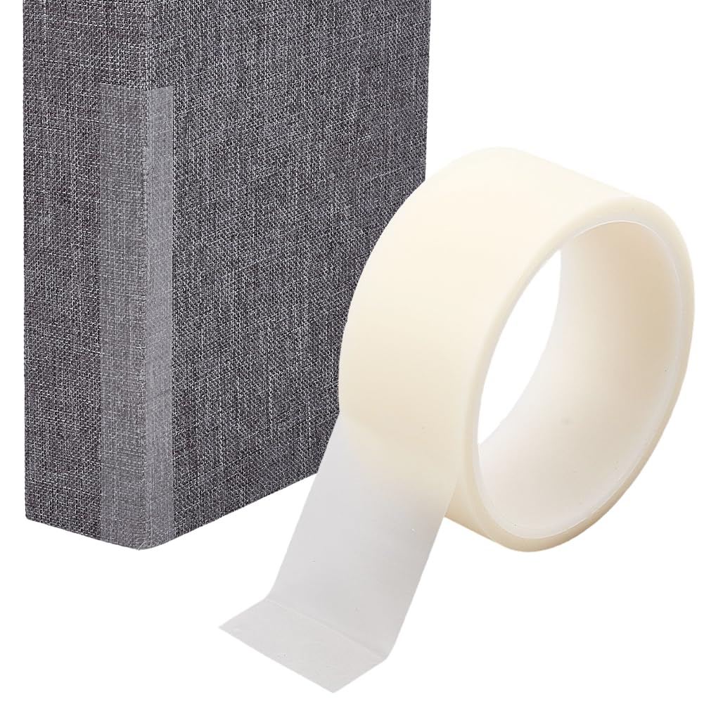 GORGECRAFT 20m*40mm Clear Book Repair Tape Self Adhesive Strong Stretchable Book Binding Tape Archival Books Repair Tape Library Supplies for Reinforcing Protecting Covering Mending Books Old Books