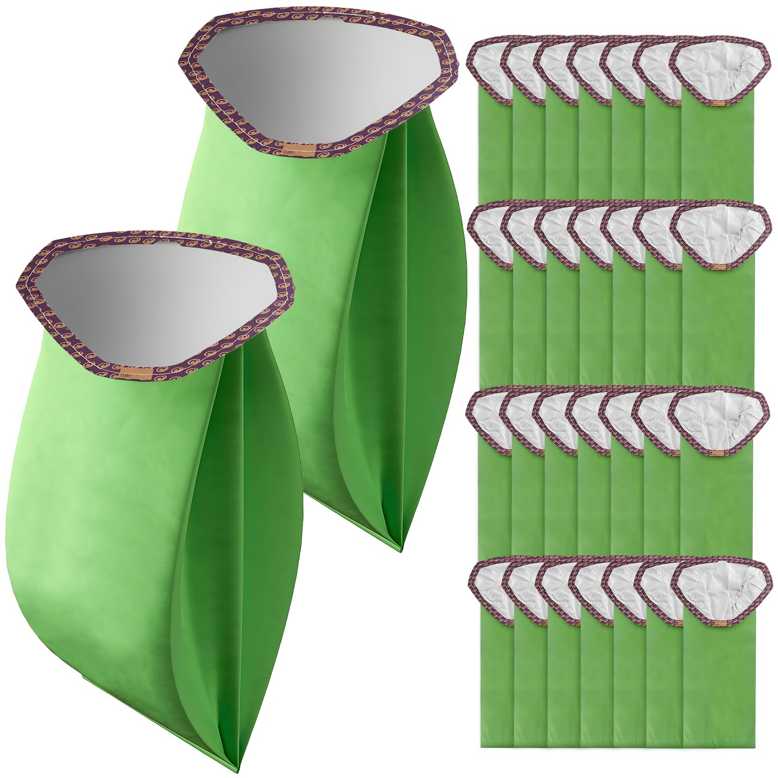 DTESL 107313 Micro Filter Bags Replacement for ProTeam 10 Quart Backpack Vacuum: Super Coach Pro 10, GoFit 10 (30 Pack)