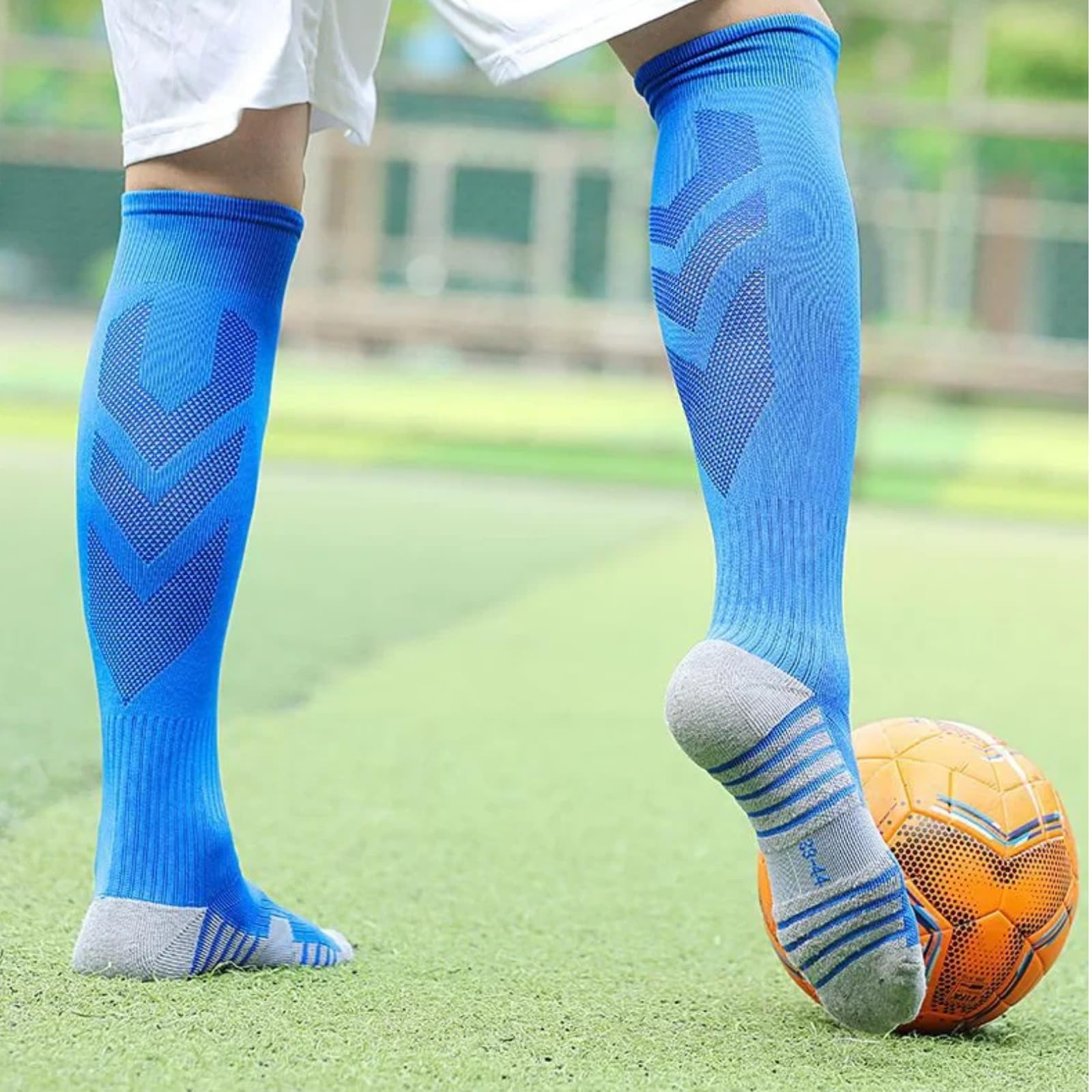 Calzini a compressione in poliestere cotone elastan | Multicolor for lo Sport e il Fitness: Calzini Atletici