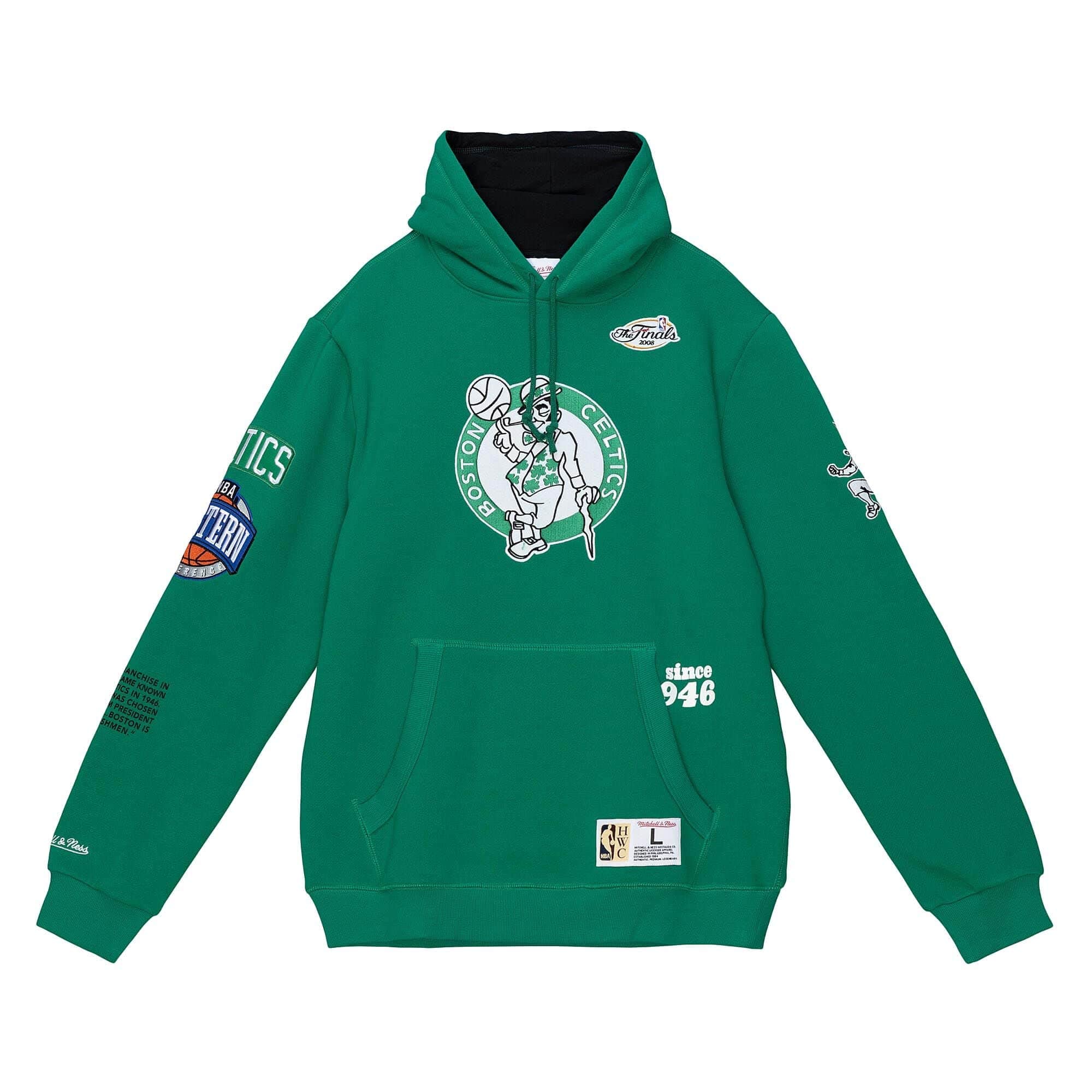 Mitchell & Ness (NBA/NFL/NCAA Team Origins Fleece Kapuzenpullover, Herren, Frauen, Kinder, Unisex, Frühling, Sommer, Herbst, Winter