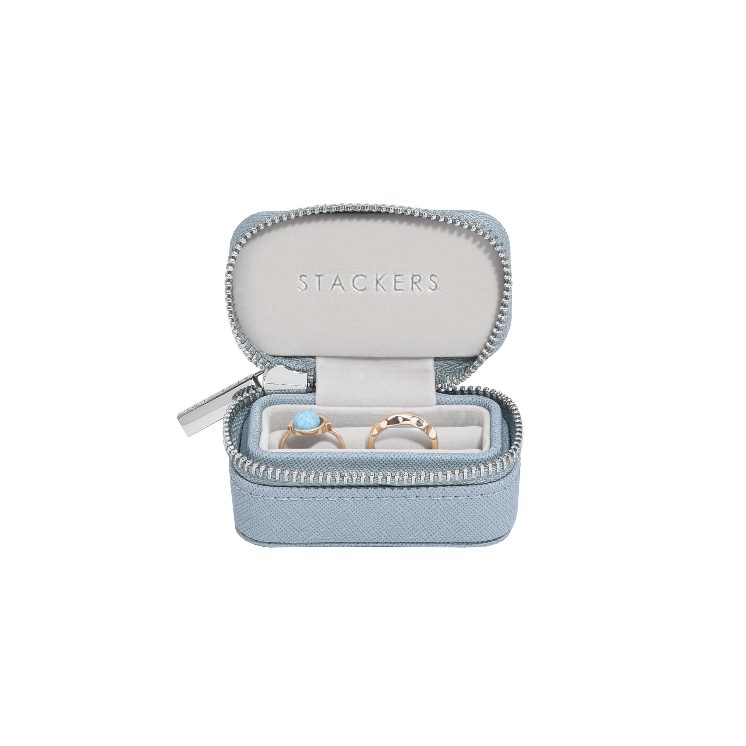 Stackers Dusky Blue Petite Ring box