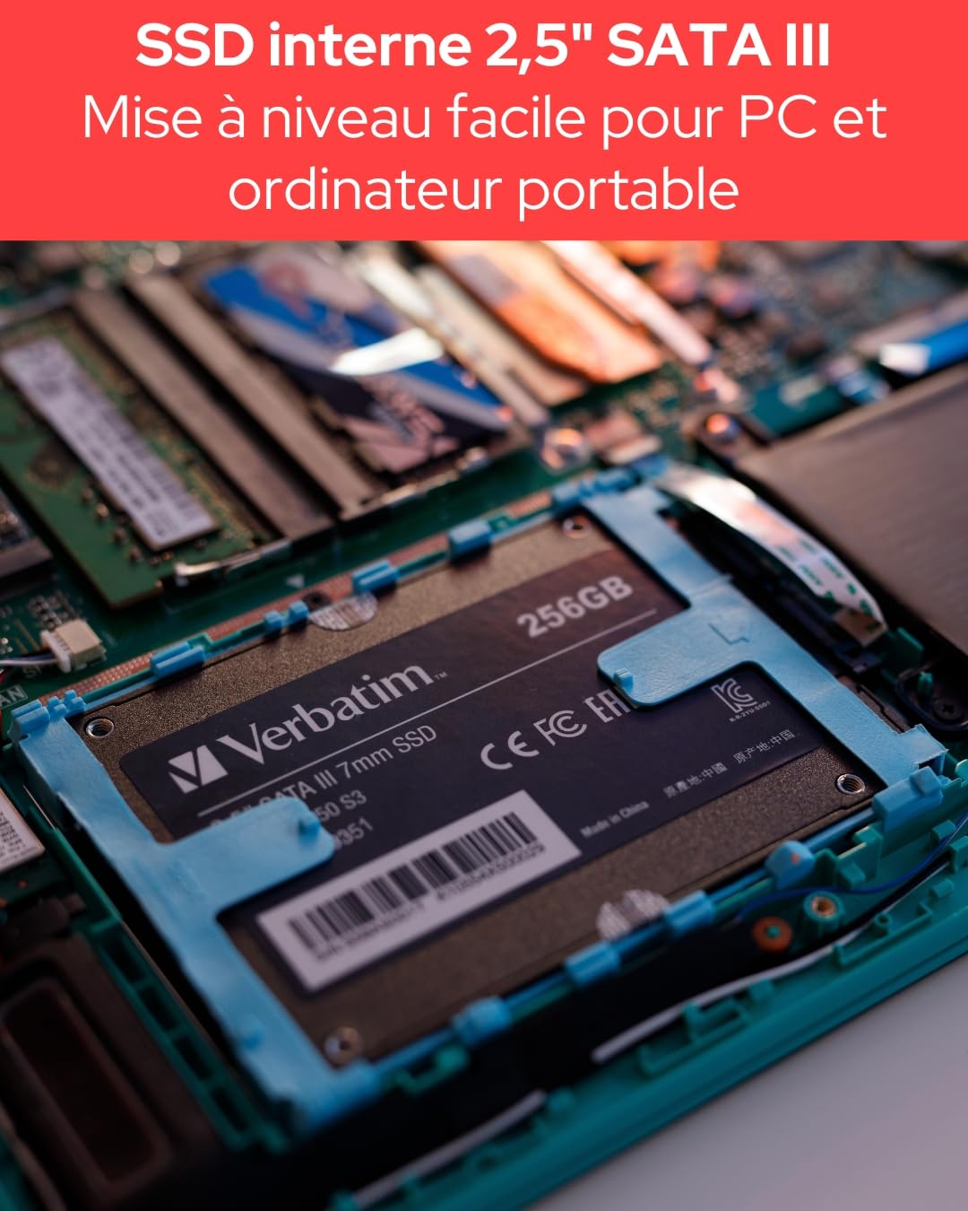 Verbatim Vi550 S3 Ssd 256gb (256gb Verbatim Vi550 S.3 2.5 Inch Sata Iii Ssd)