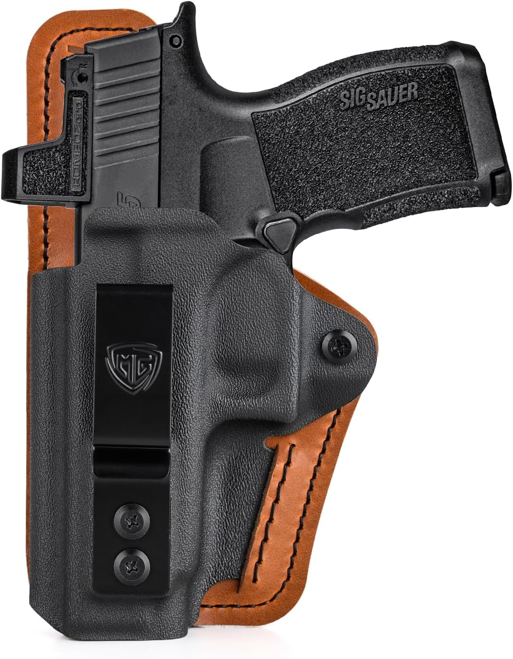 Comfort Holsters P365 IWB Appendix Carry Holster - Kydex Leather Hybrid, Red Dot Optic Cut