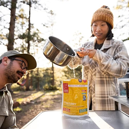 Miniatura 4 de GOOD TO-GO Curry tailandés  Comida de camping, comida para mochileros  Solo agrega comidas de agua, comidas para mochileros  Las comidas