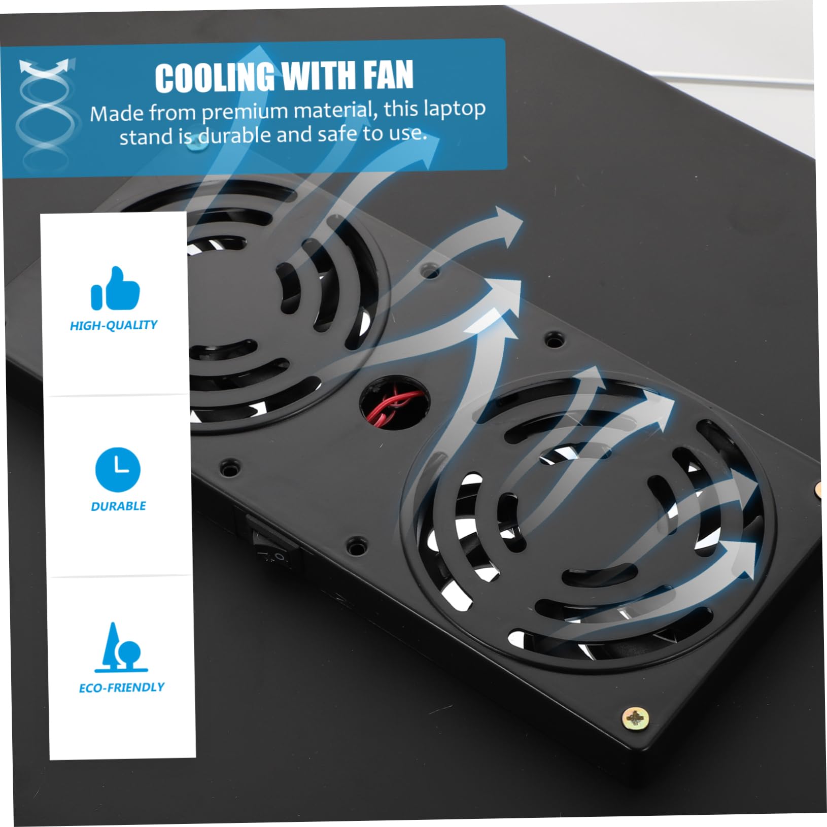 NUOBESTY Soporte para Computadora Portátil con Ventilación Mesa Plegable De Aluminio Compatible con Laptops para Uso Cama o Escritorio