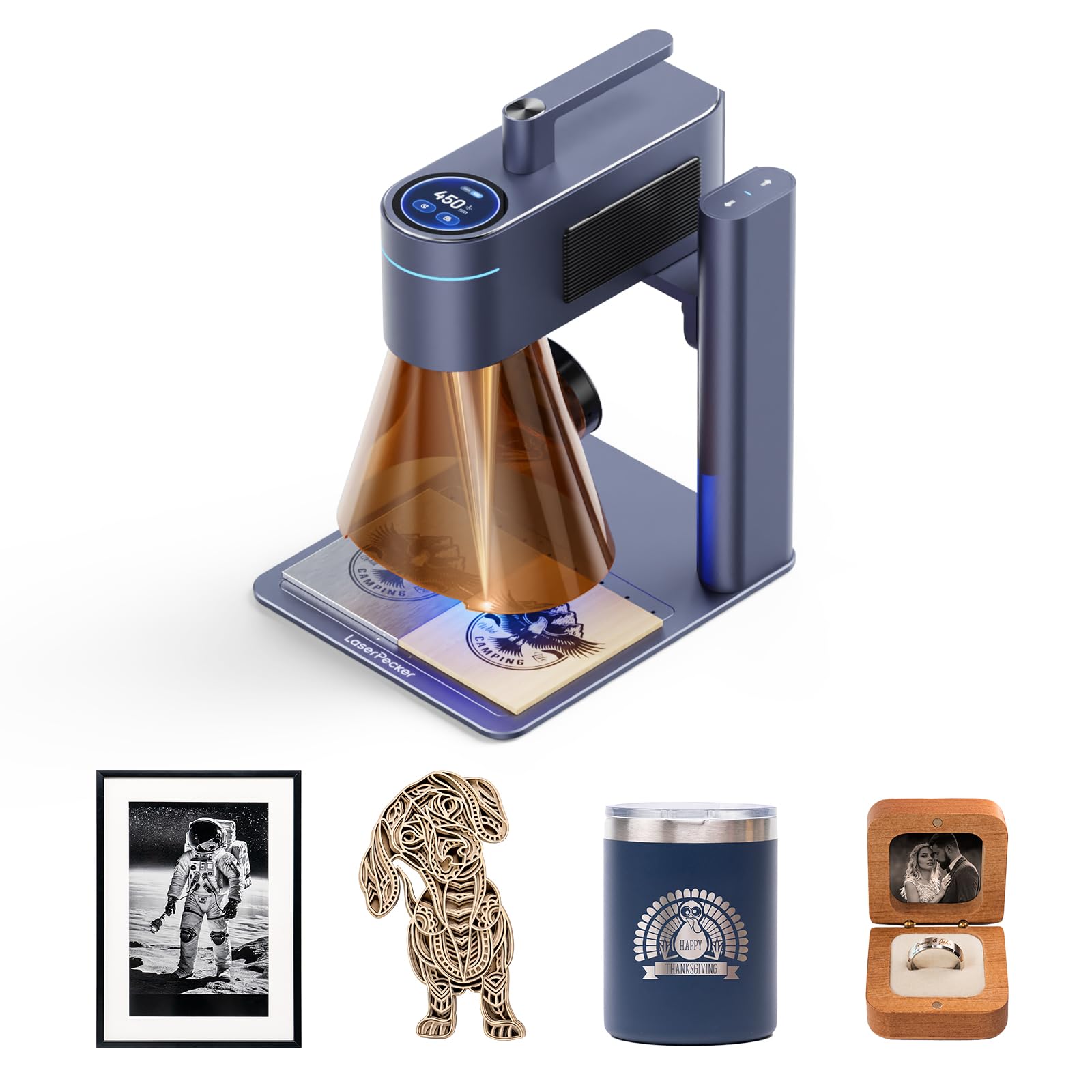 LaserPecker 4 laser engraver for bussiness flexible design 