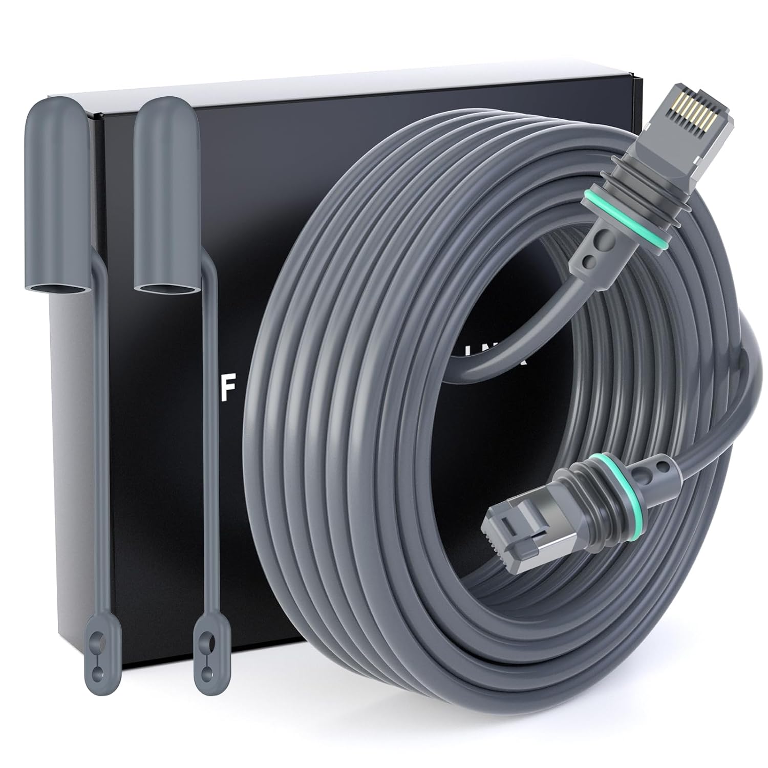 Starlink Gen 3 Cable, 75FT/23M Satellite Replacement Standard V3 Cable for Starlink Rectangular Satellite Gen 3 Standard Starlink Cable Extension Starlink Accessories Waterproof - Gray