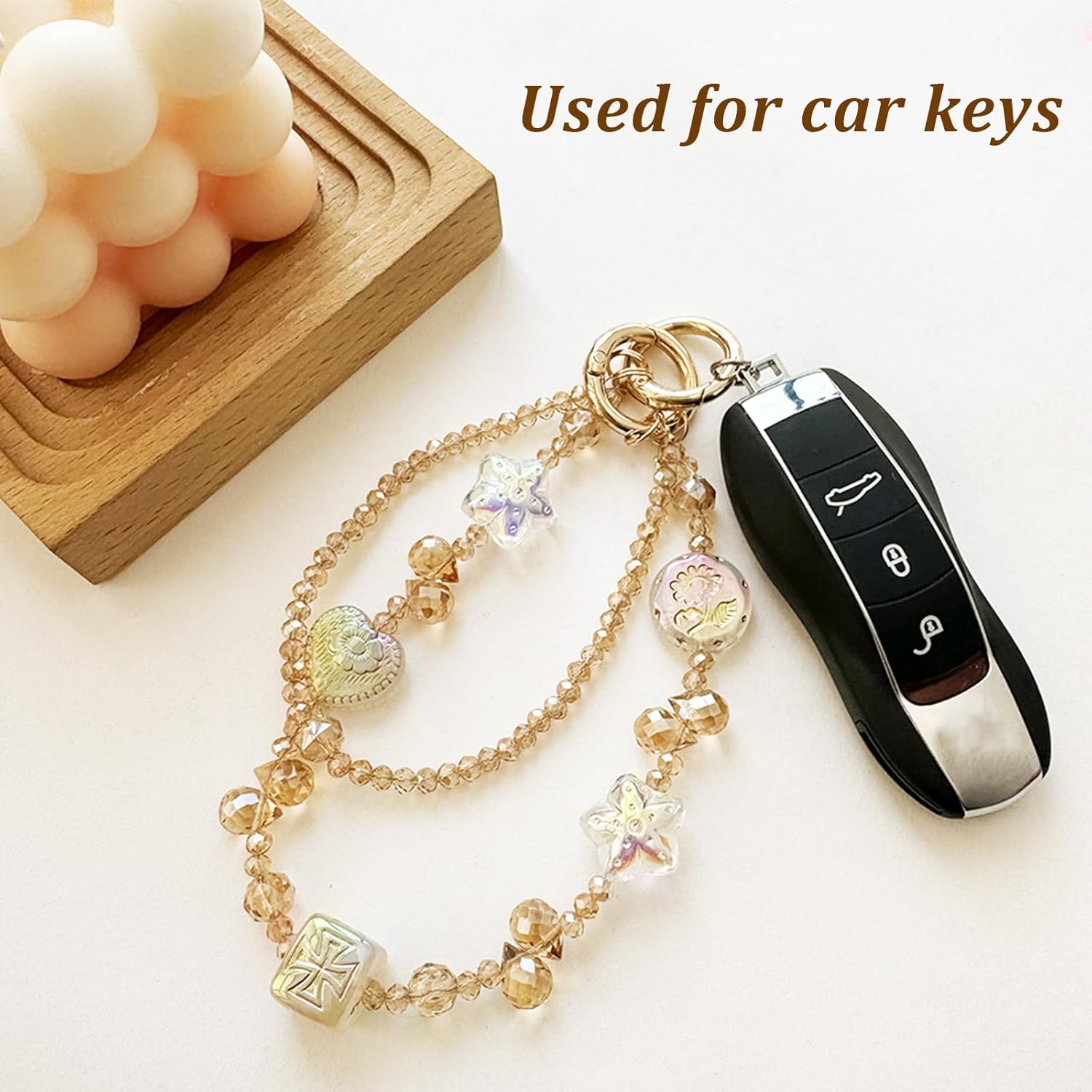 Purse Charms,Phone Charm,Phone Charms Strap Purse Keychain, Bag Charm Chain,Keychains for Women - Image 3