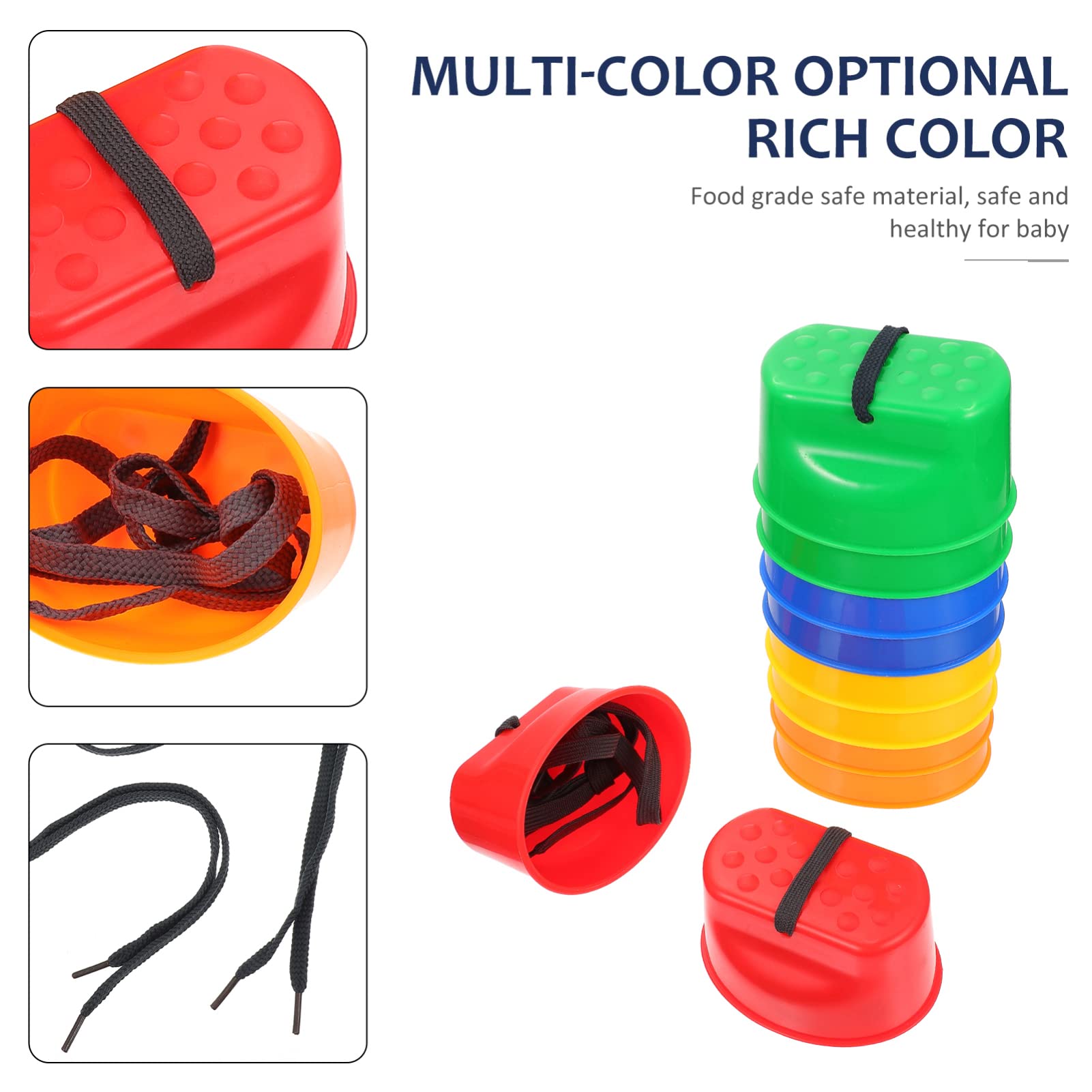 Stelzen Für Kinder - 5 Paar Bunte Balance-Spielzeuge Für Draußen