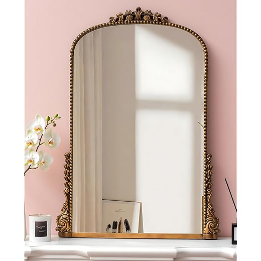 Miroir Mural style Baroque SHYFOY, 80 X 60 cm