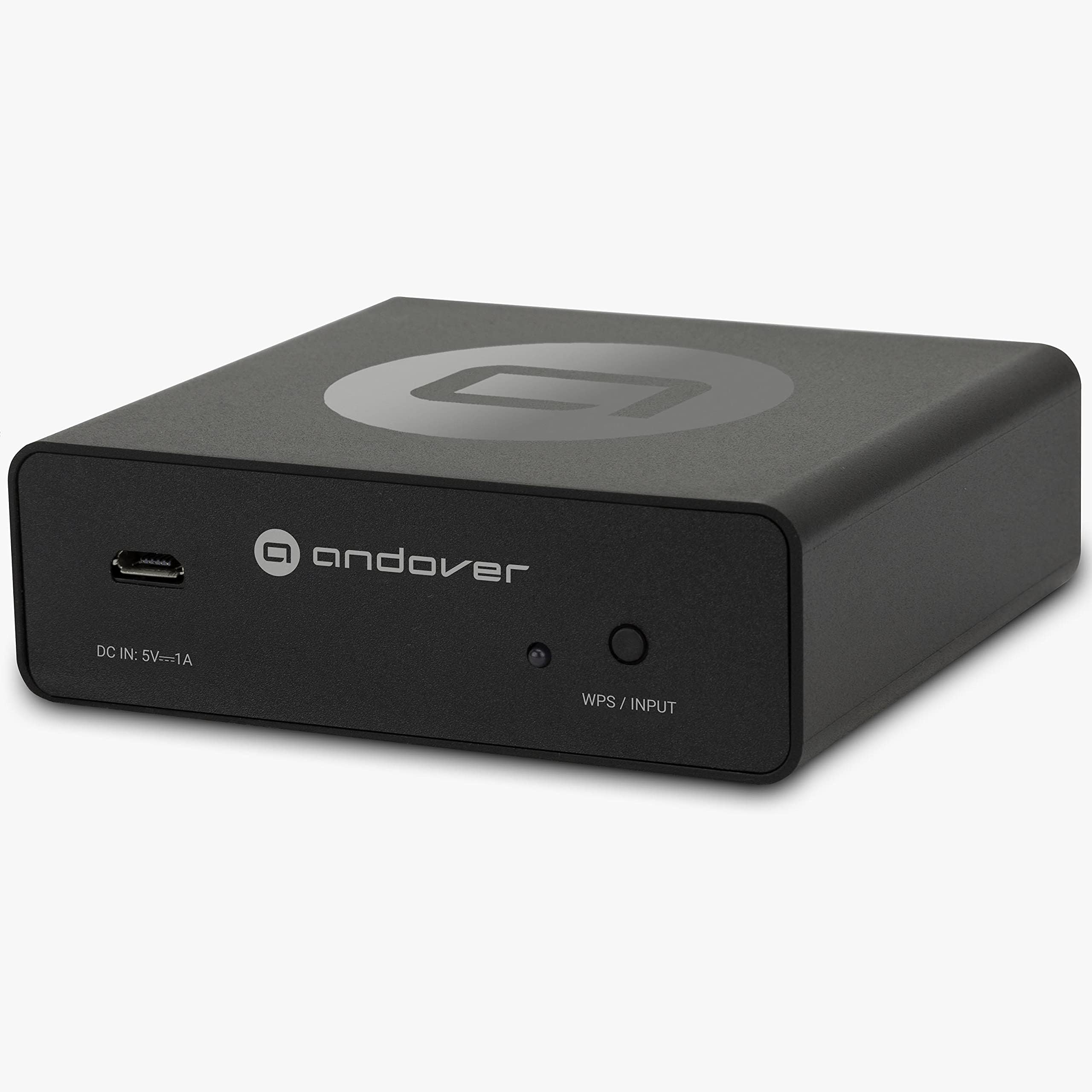 Andover Audio Songbird Plug-and-Play Hi-Res Internet Streamer - Effortless Control for Streaming Services, Radio, & Podcasts via Android®/iOS® Smartphone
