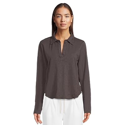 Mod o doc Long Sleeve Easy Polo T Shirts Women