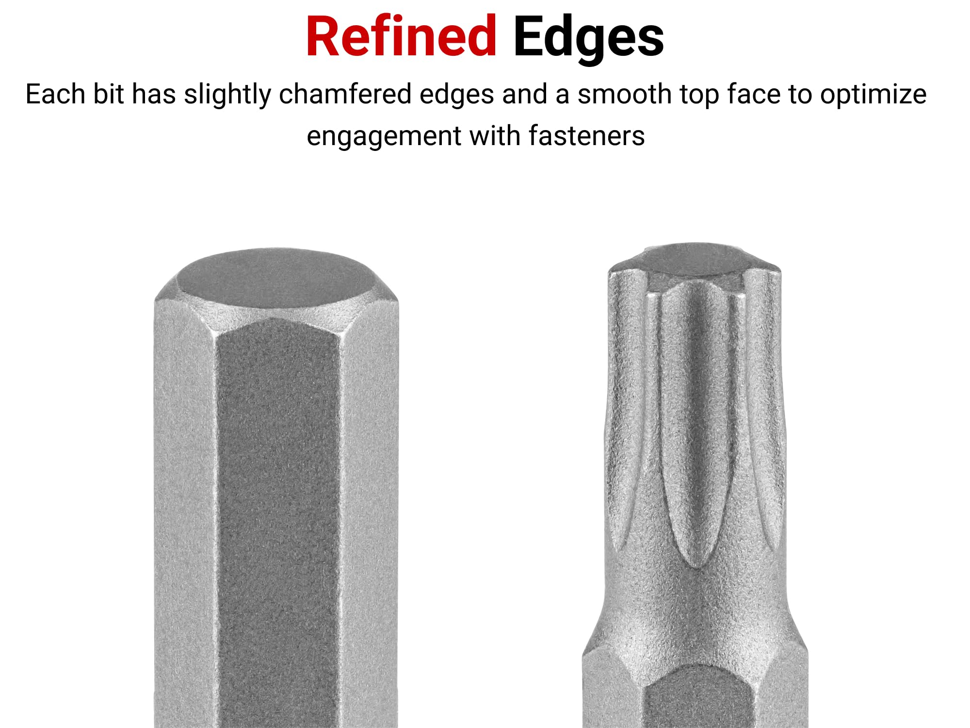 TEKTON Zestaw nasadek sześciokątnych i Torx z obudową, 31-częściowy (5/64-5/40.6 cm, 2-8 mm, T6-T30) | SHB90303