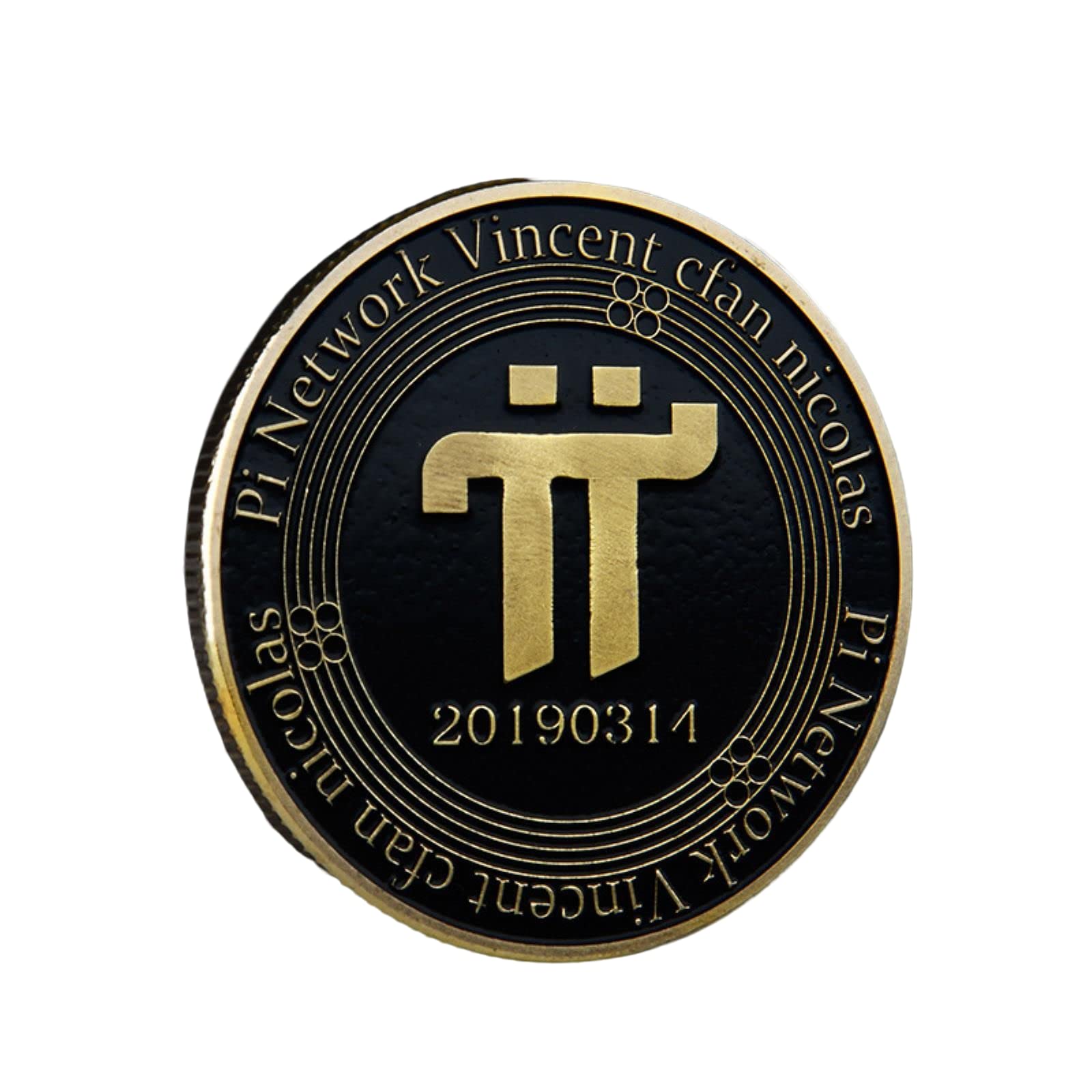 Amazon.co.jp: PI COINゴールドネットワーククリプトカレンシーニューコレクションシルバーメッキ土産物ギフトクリプトココイン記念ビットコインホーム装飾  : ホビー