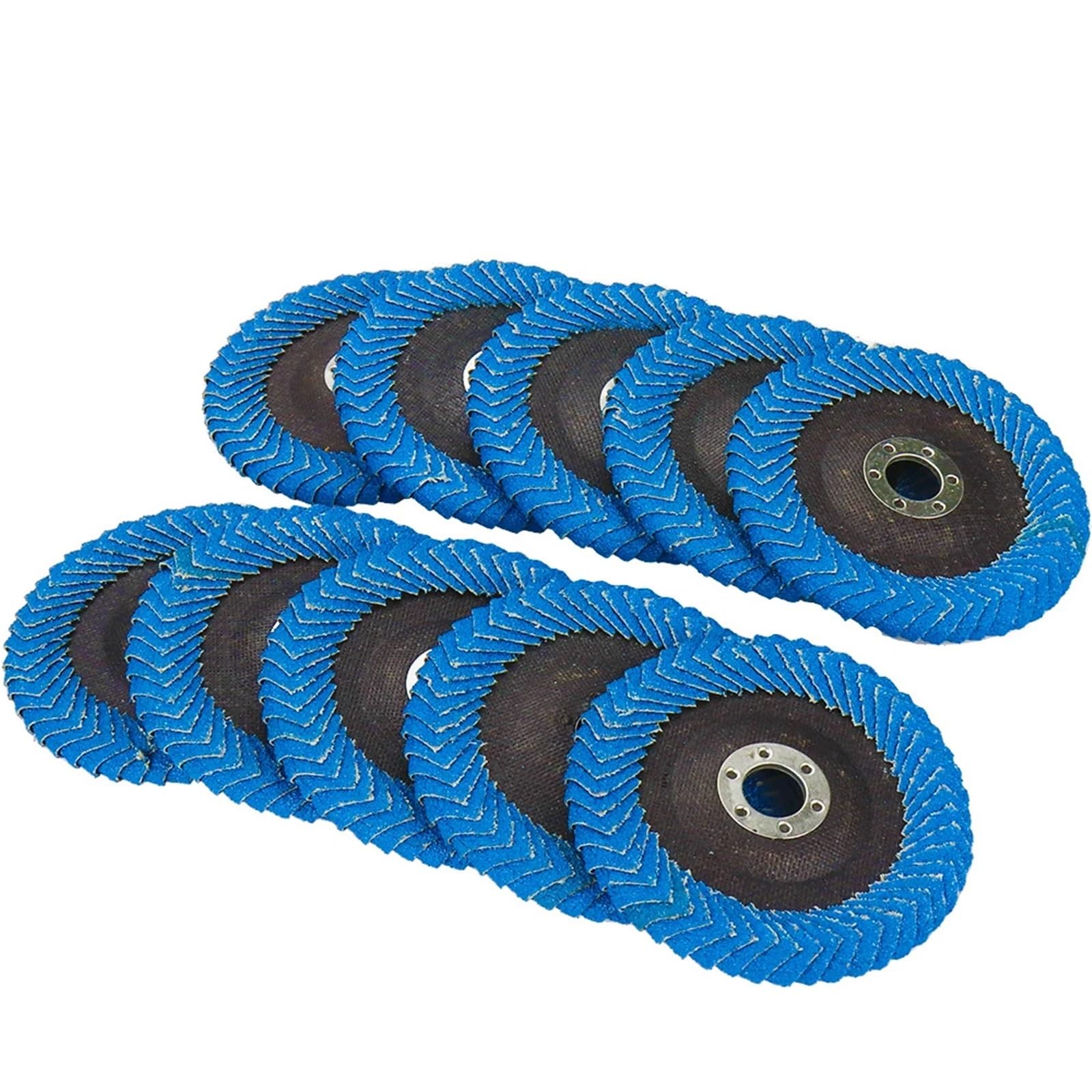 Schleifscheiben 5/10PCS 125mm Professionelle Fächerscheiben Schleifen 60Grit Schleifscheiben Klingen for Winkelschleifer
