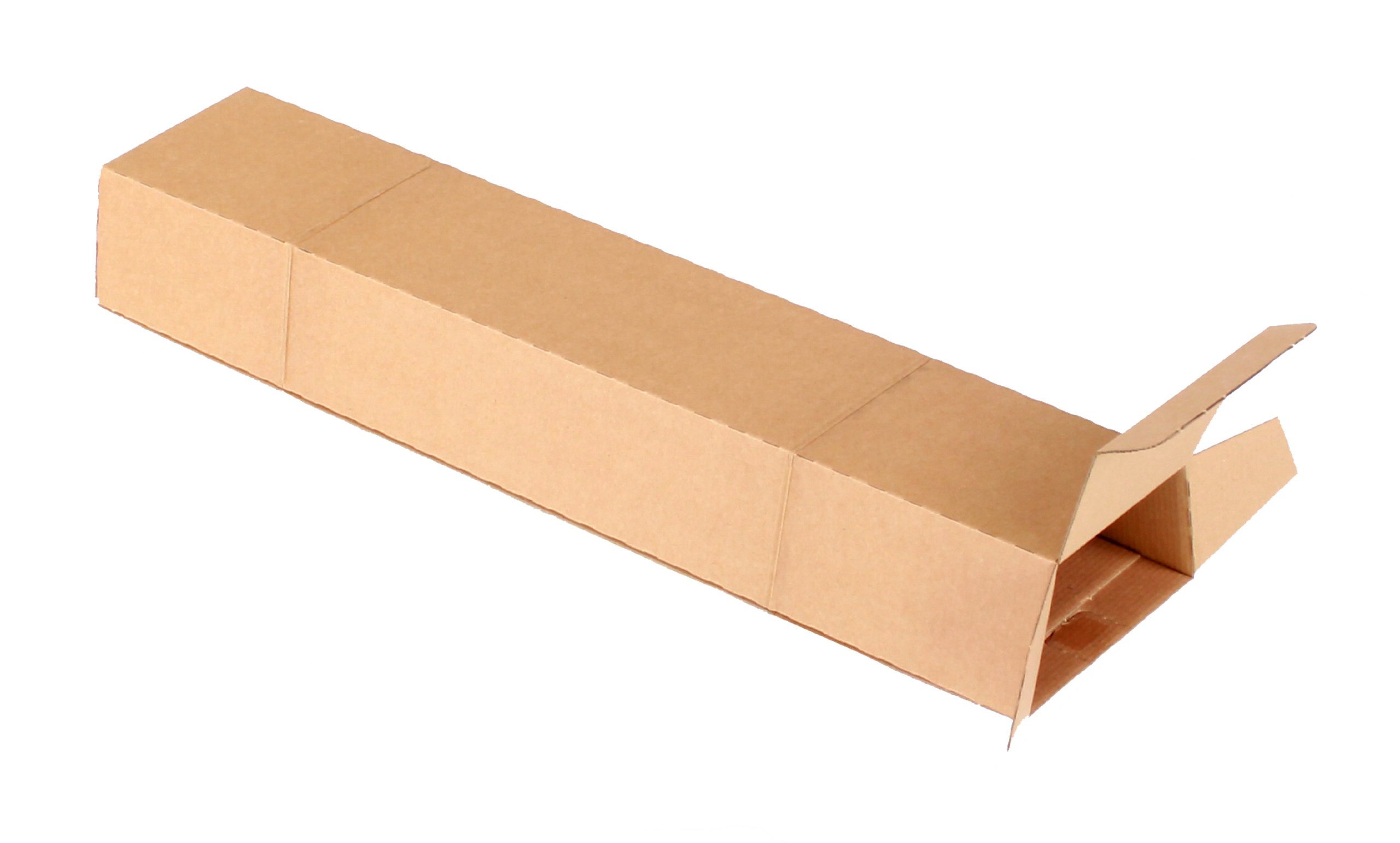 Trapez-Versandverpackung Premium Extra PP T05.04 aus doppelter Wellpappe, DIN A1, 610 x 145/108 x 75 mm, 20-er Pack, braun