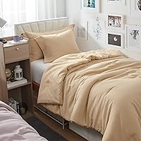 Vista 6 de Dorm Haul® Cozy College - Juego de edredón para cama individual XL - Leche de avena
