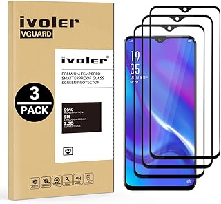 VGUARD [3 Unidades Protector de Pantalla para OPPO RX17 Neo, [Cobertura Completa] Cristal Vidrio Templado Premium, [Dureza 9H] [Anti-Ara?azos] [Sin Burbujas]