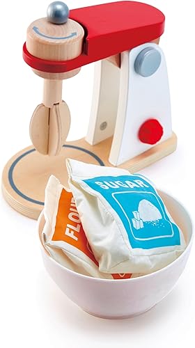 Miniatura 2 de Hape Wooden Mighty Mixer Kitchen Plaset | Juguete educativo para hornear para preescolares a partir de 3 años