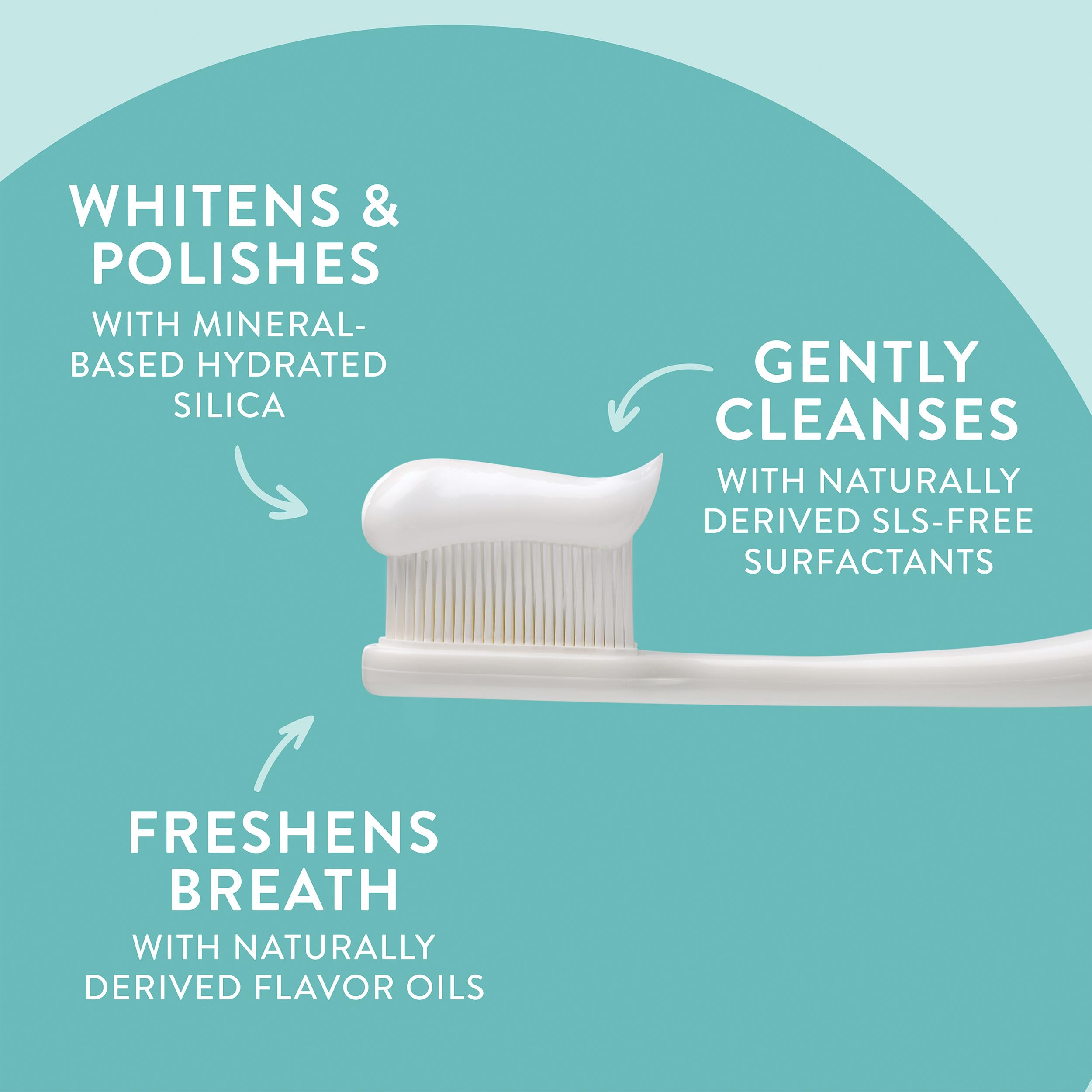 Native Fluoride Free Toothpaste, Whitening - for Adult, Kids 2+ Oral Care - Wild Mint & Peppermint Oil Flavor, 4.1oz (Pack of 3)