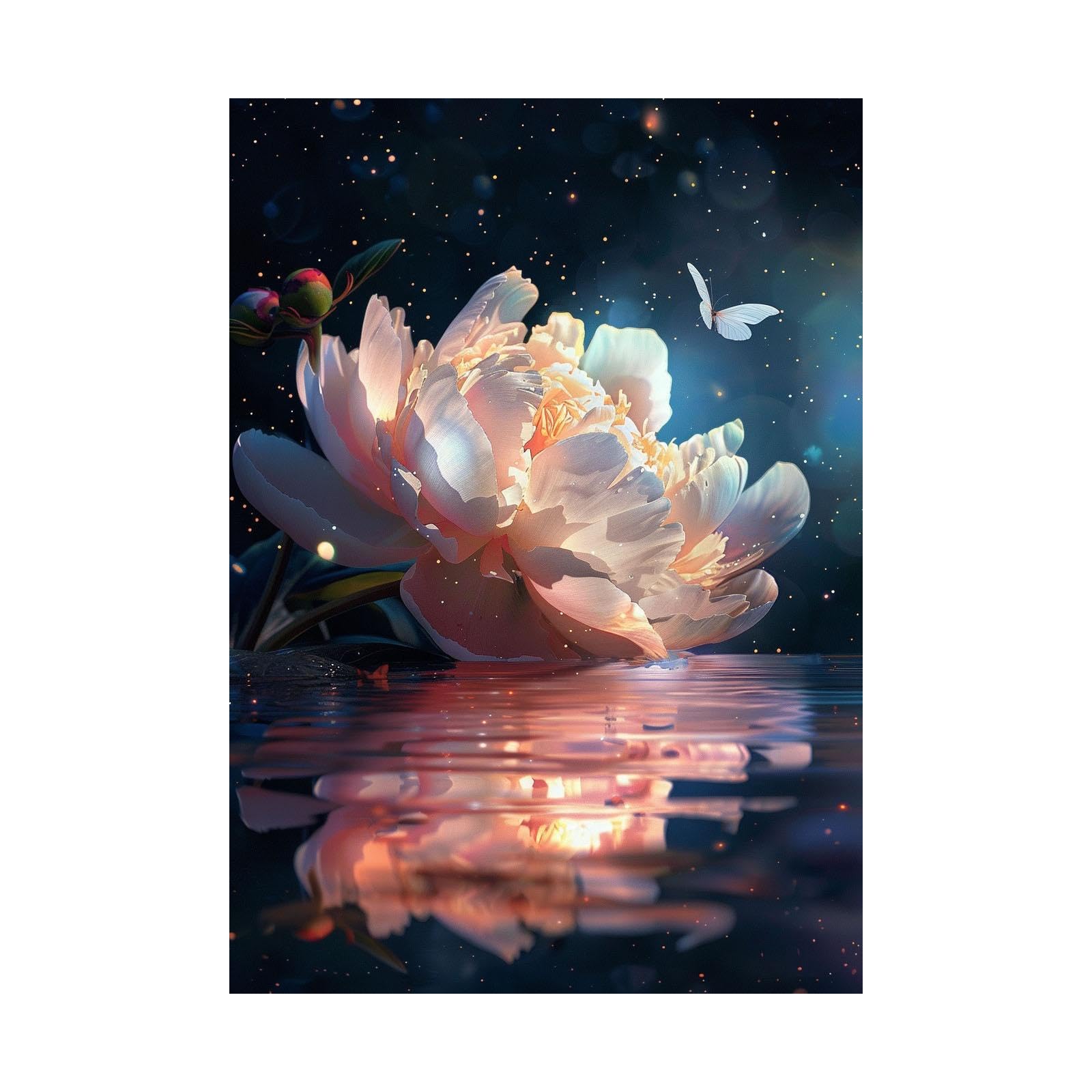 Impression sur toile plante 80x120cm sans cadre WODJEM