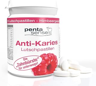 PentaSense Xylit Lutschpastillen Himbeere, 30 Stk
