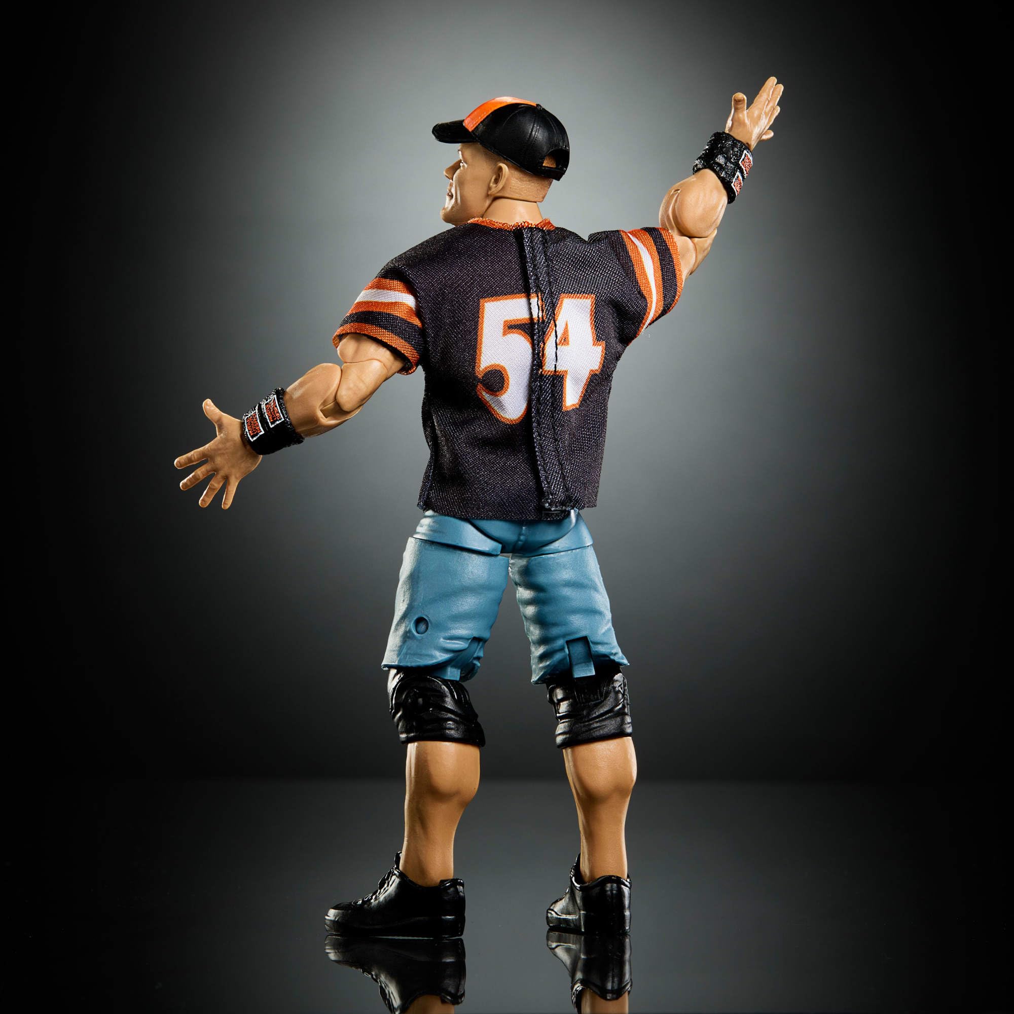 Mattel WWE Elite Collection Actionfigur und Zubehör, Premium Live-Event John Cena-Set, Wrestlemania mit Sam Roberts-Bauteilen, JHX77, [Mehrfarbig] | Premium Live Event Set, Wrestlemania, Zubehör inklusive, Sam Roberts Build-A-Figure Teile