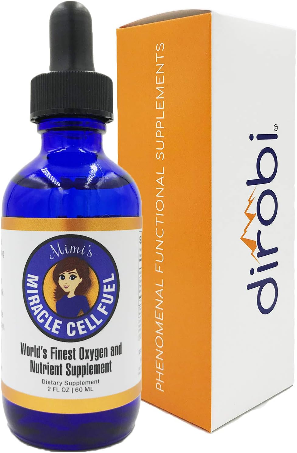Mimi's Miracle Cell Fuel Oxygen Supplement. Powerful Mineral, Electrolyte Enzyme, Oxygen, Amino Acid Blend. Plus Fulvic Acid and Humic Acid (2 oz)