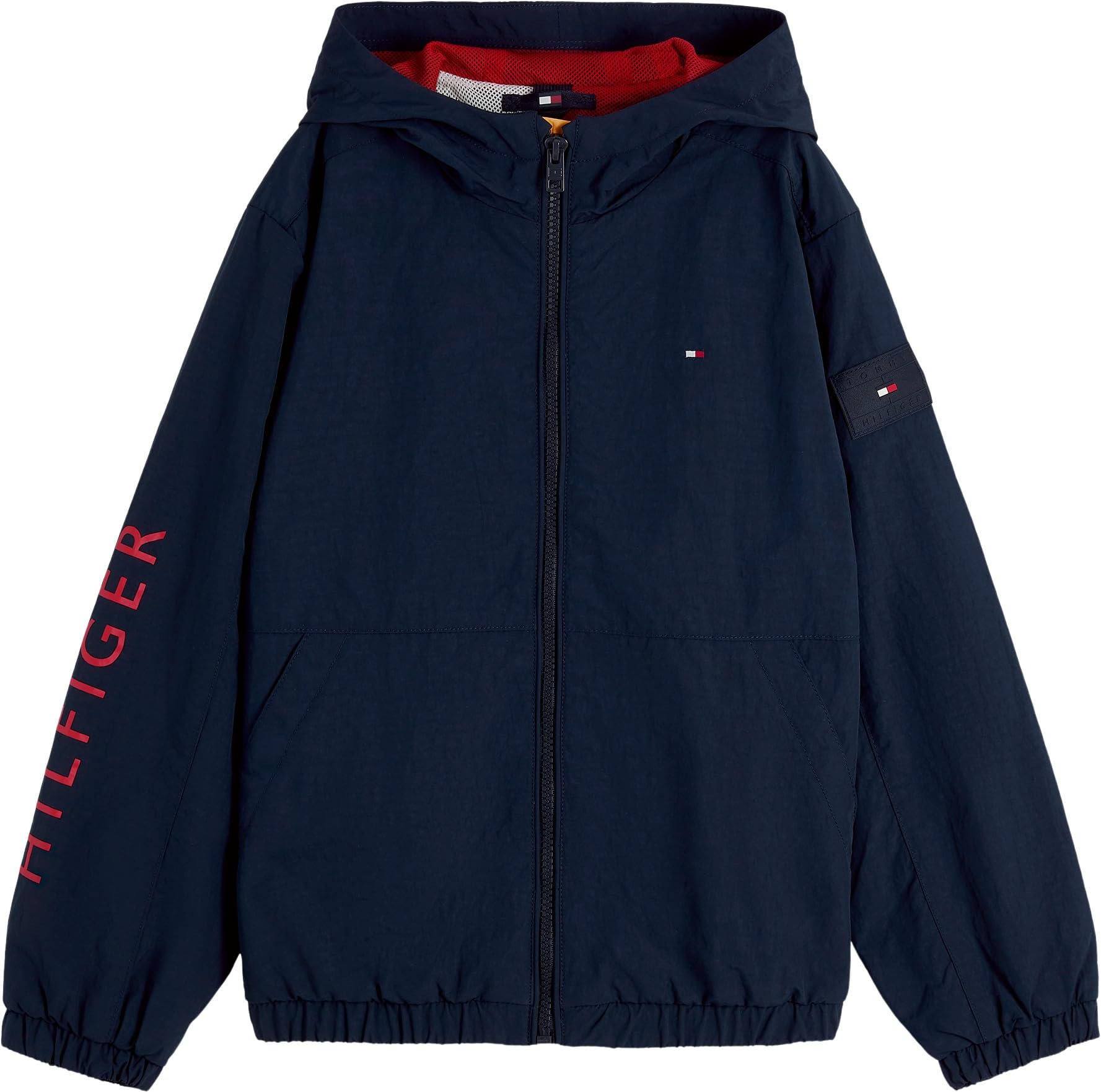 Tommy Hilfiger Windbreaker Graphic Jacket Kb0kb10587 Chaqueta cortavientos Niños