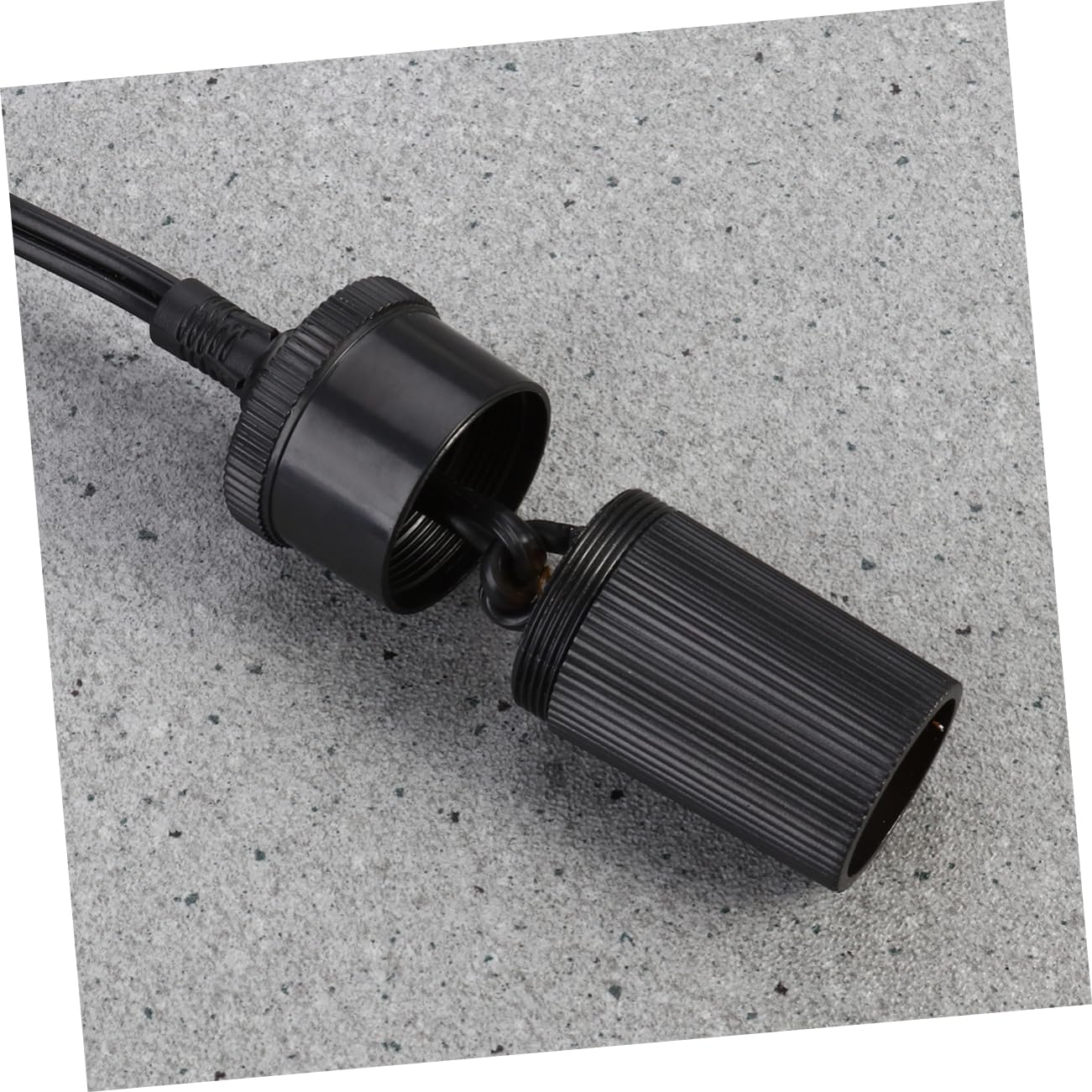Clip de Batterie Automobile Adaptateur Prise Allume-cigare 12v, Noir