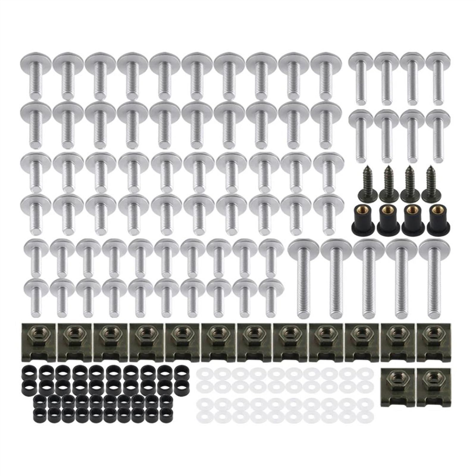 177pcs Fairing Bolts Motorcycle Screws Body Nuts For Z750 For Z900 For Z1000 For Z800 For Versys 650 For Er6n CNC Alloy(Onecolor)