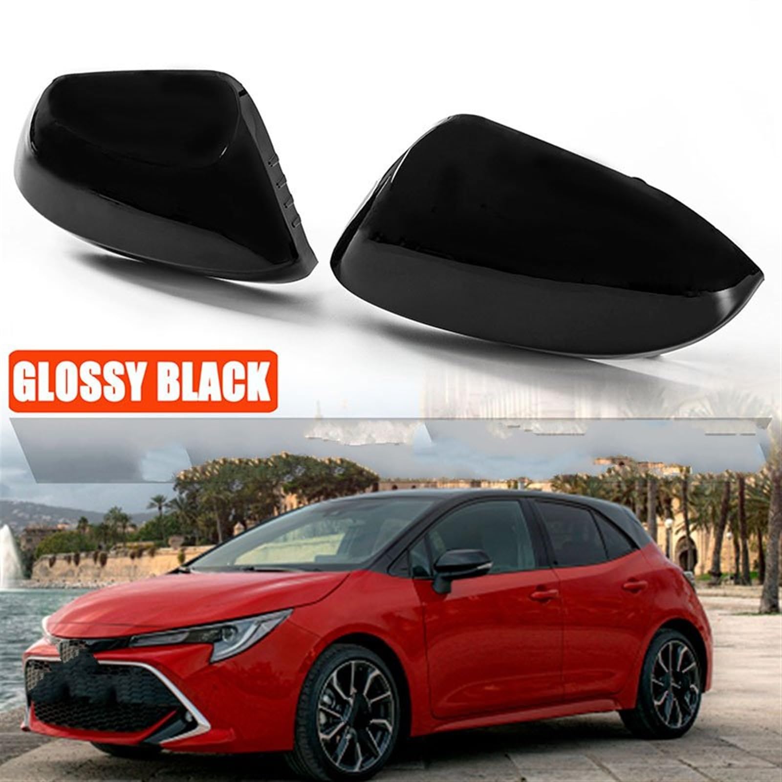 Spiegelkappe Für Toyota Corolla 2019-2022 - Rechts Vorne Unterstützung Abdeckung Rückspiegel Verkleidung (1PC Right)