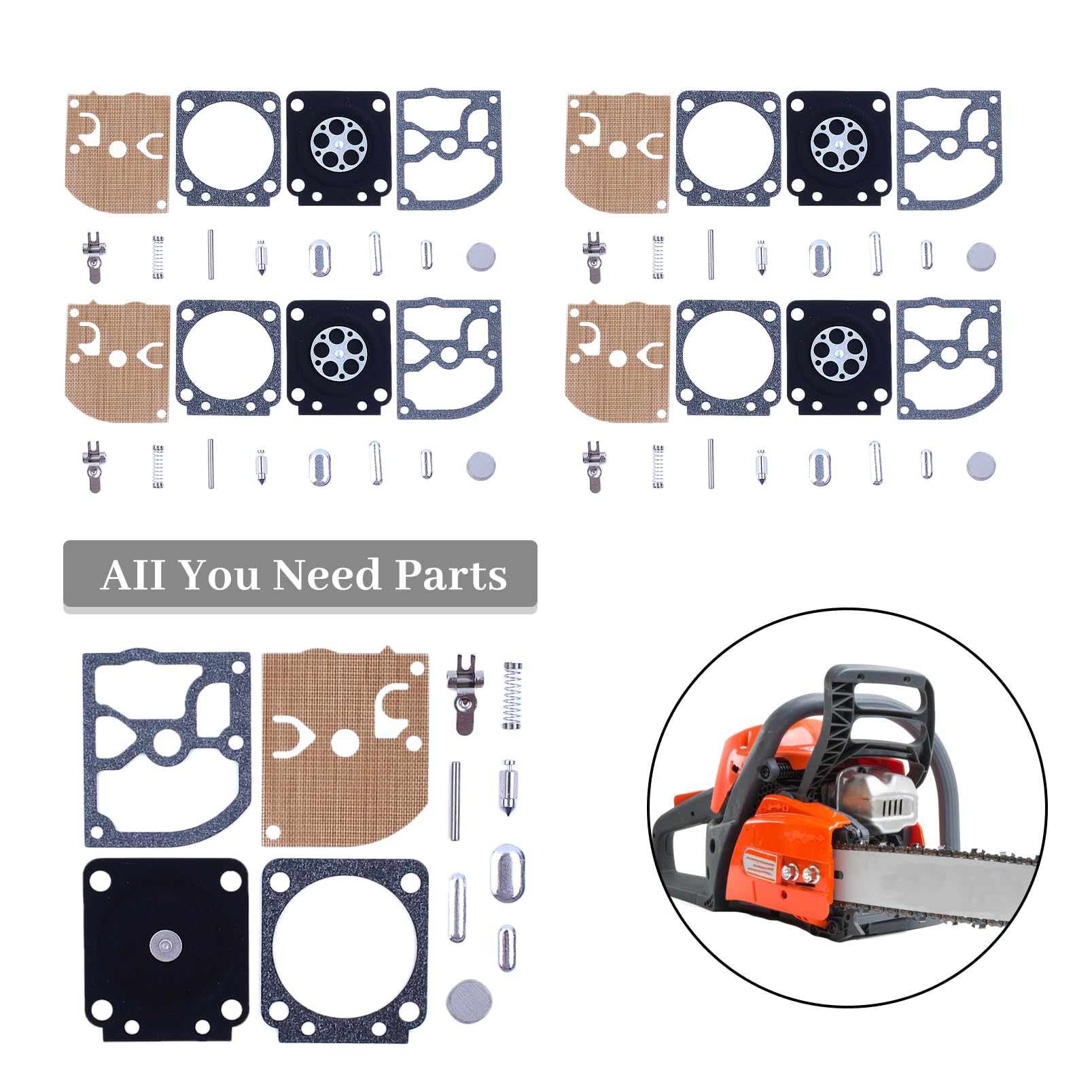 Kit De Réparation Carburateur Pour Stihl MS170 MS180 – 5 Diaphragmes, Remplace ZAMA RB-77, Entretien Tronçonneuse - 4