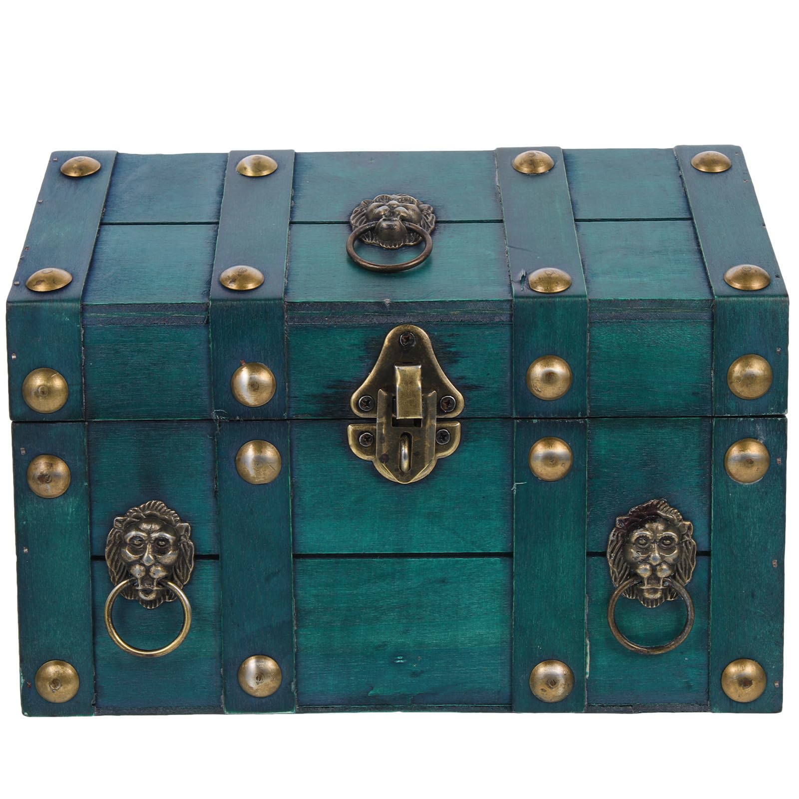 SHINEOFI Scatola Porta Gioielli Verde Stile Vintage in Legno