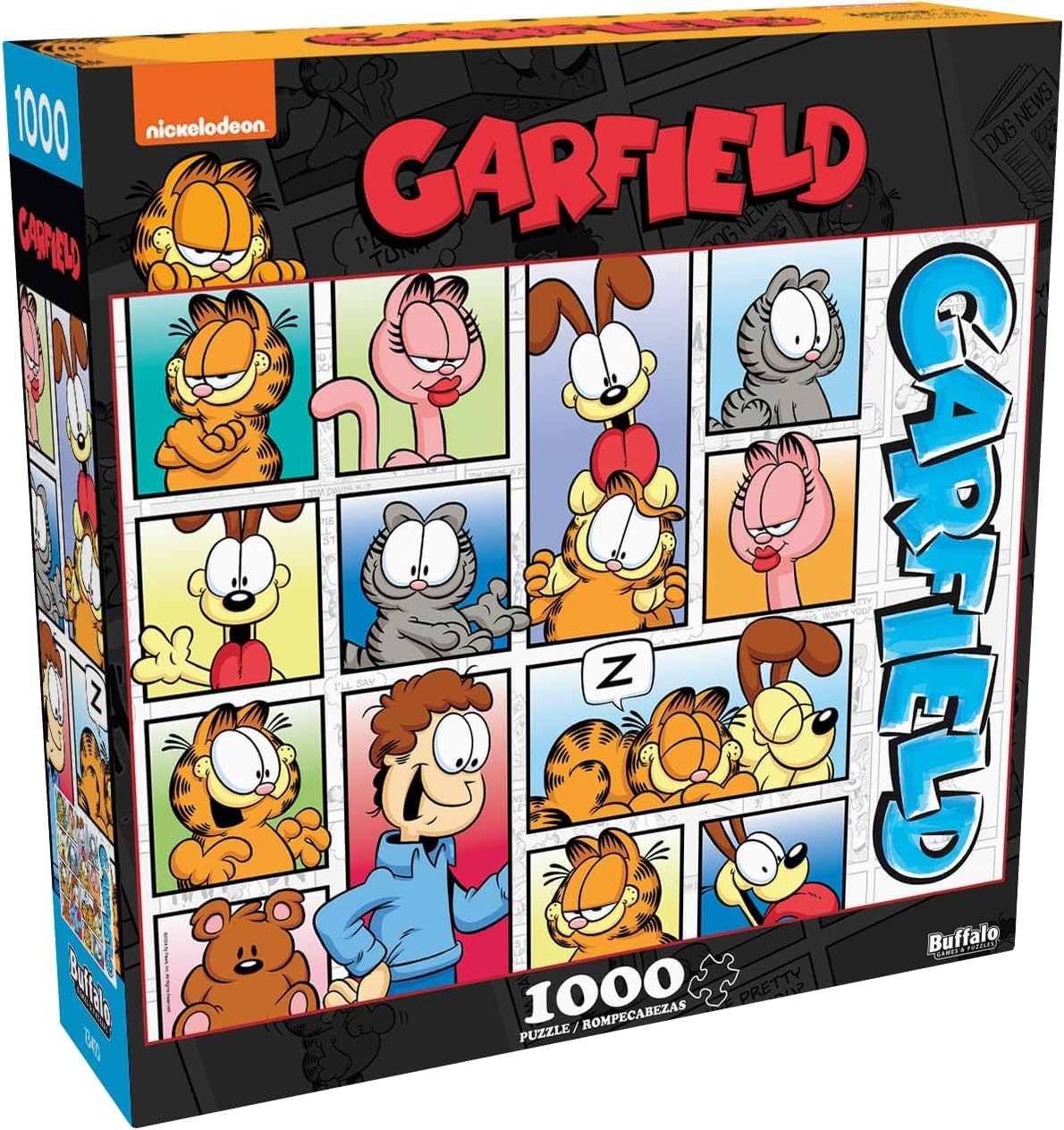 Buffalo Games - Paramount - Garfield Collage - 1000 Piece Jigsaw Puzzle for Adults Challenging Puzzle Perfect for Game Nights - Finished Size is 26.75 x 19.75