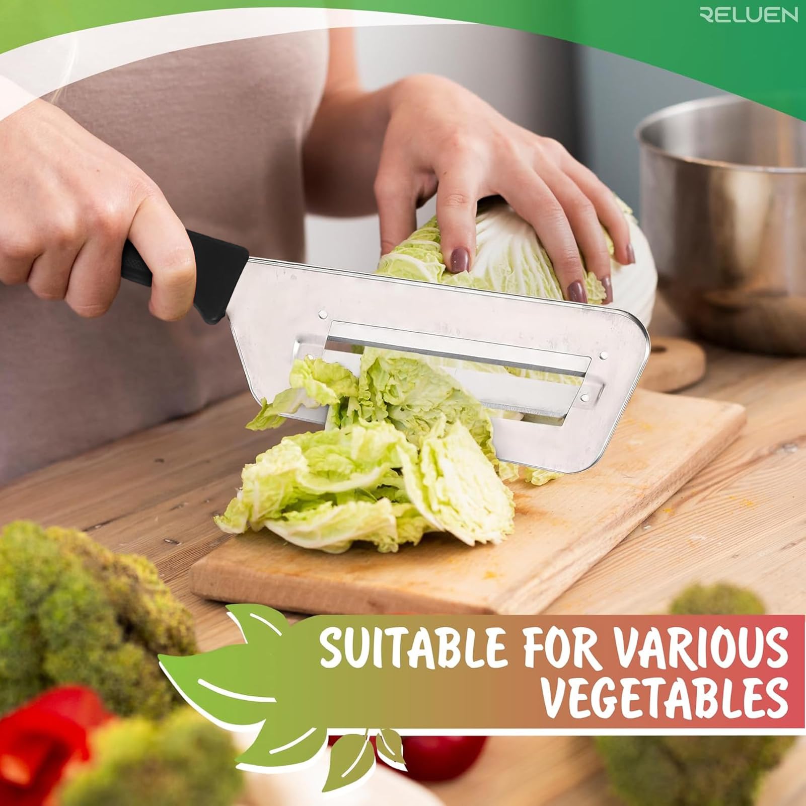 Blade Cutter, Stainless Steel Blade Cutter, Stainless Steel Shredder, Cabbage Shredder Slicer, Multi-Function Vegetable Tool