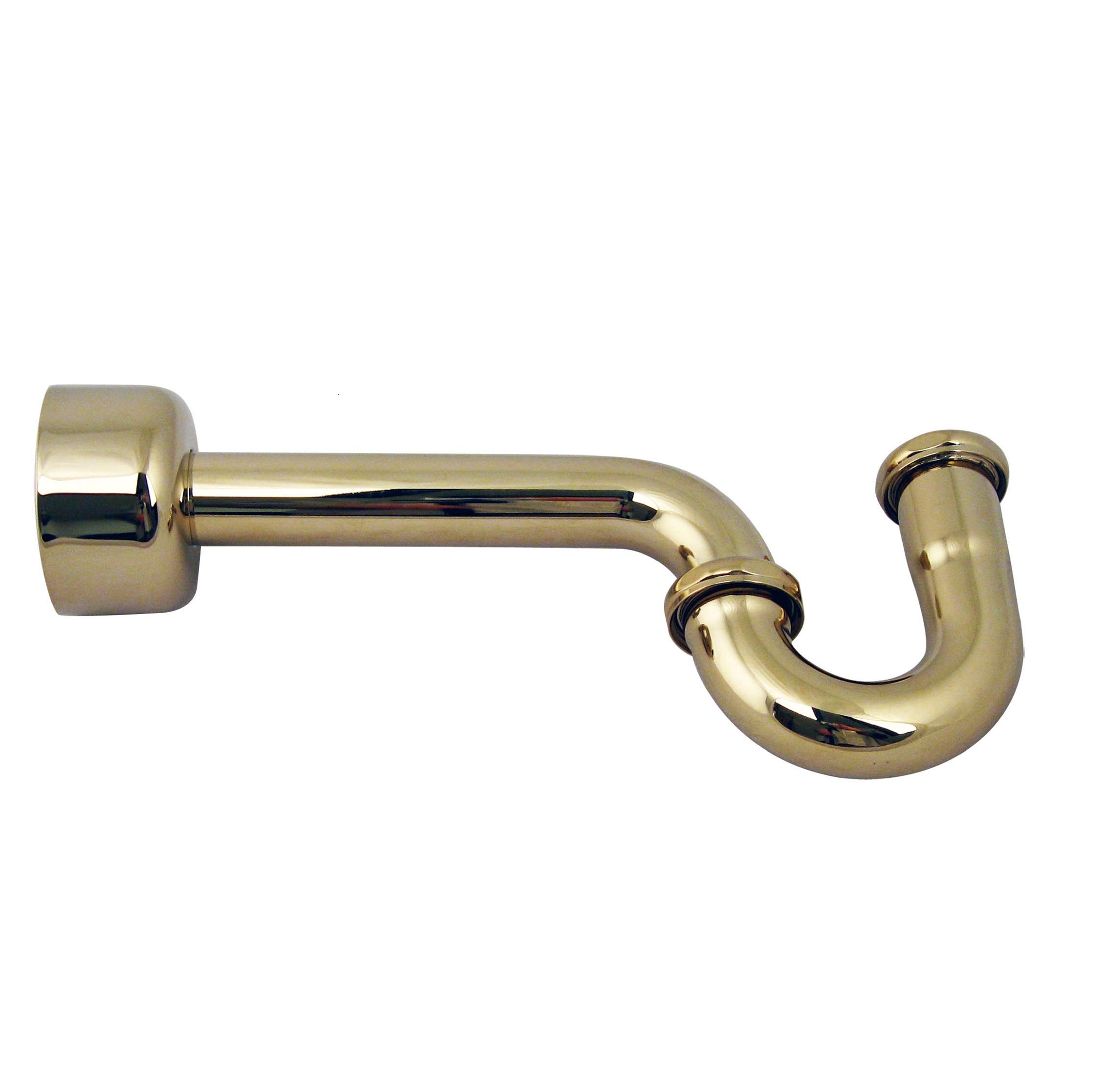 Westbrass D400-1-01 P-Trap, latón pulido, x 1-1/2 pulgadas
