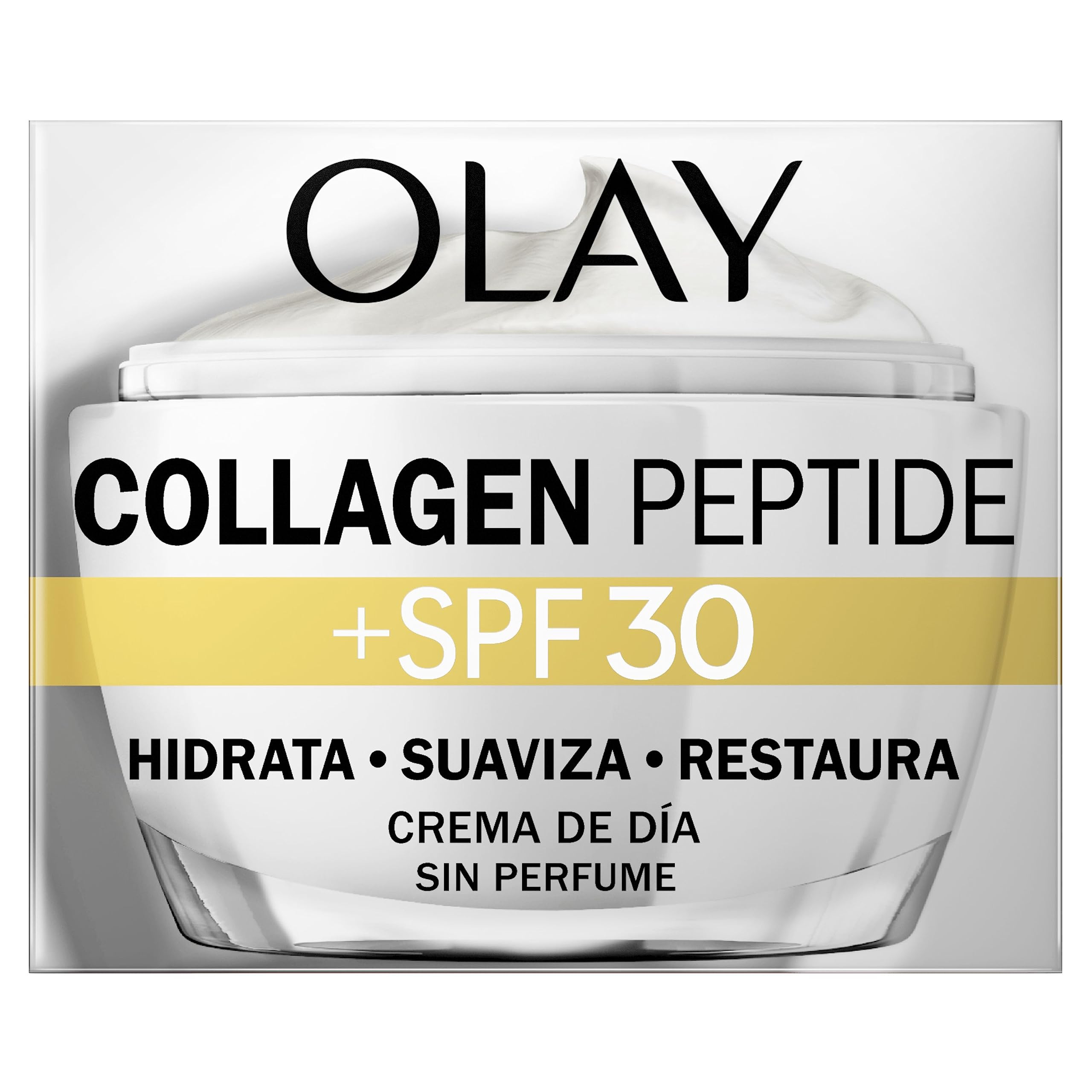 Olay Collagen Peptide24 Crema Facial De Día Con Péptido De Colágeno Y Vitamina B3 + Protección SPF 30, 50 ml