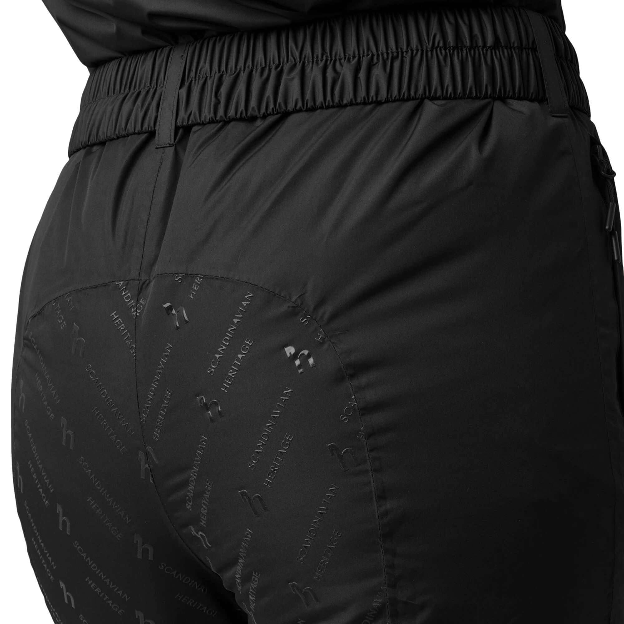 HORZE Damen Overall Annica, wasserabweisend, Winddicht, Silikon Vollbesatz, Schwarz, 40