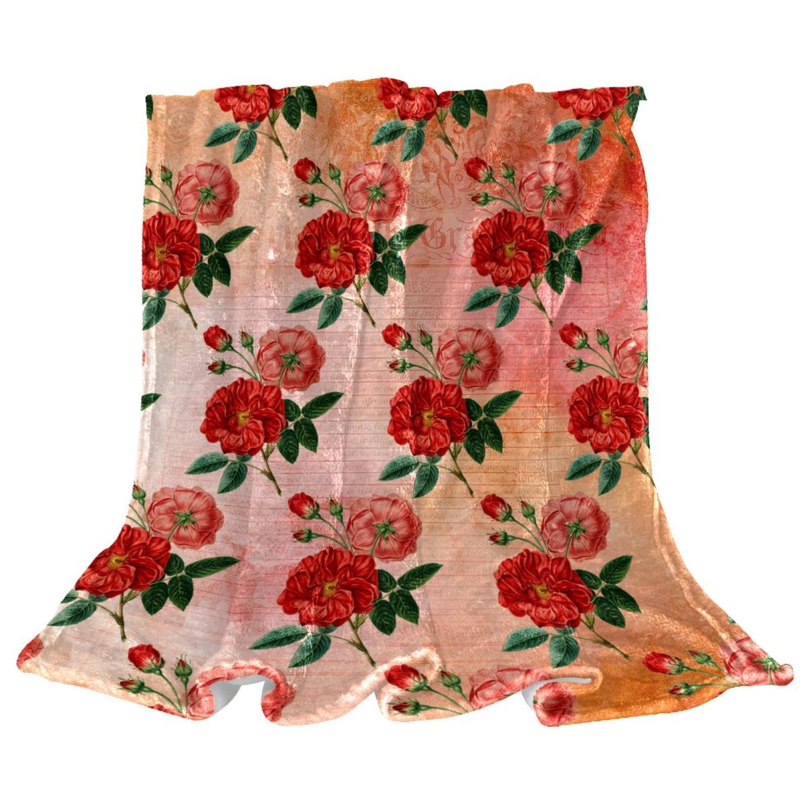 Couverture polaire rose contre le froid pour canapé de salon et fauteuil de bureau
