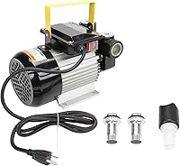 BLACKHORSE-RACING Self-Priming 110V AC 16GPM Oil Transfer Pump for Diesel Kerosene Biodiesel - Durable Cast Iron Build