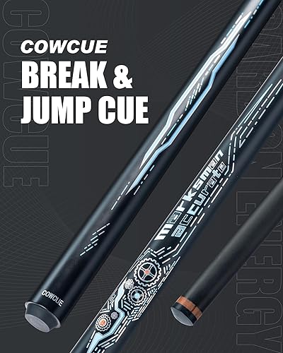 Miniatura 2 de CRICAL Serie de taco de salto y quiebre de fibra de carbono de 3 piezas, taco de salto profesional y potente con punta de 12.9mm y articulación